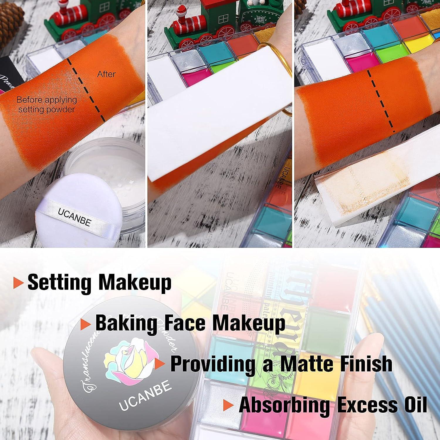 UCANBE Athena Face Body Paint Oil Makeup Set, 20 Colors FX