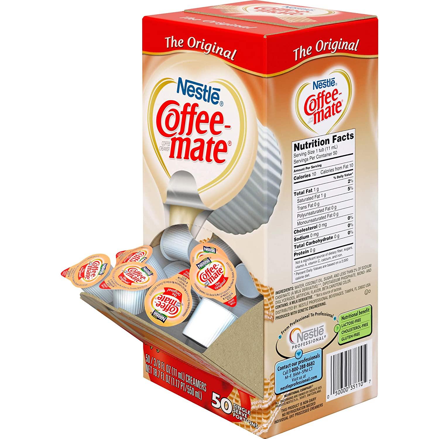 Nestl Coffee mate Liquid Creamer Original Flavor 50.72 Oz Multiple Serve x  1 - Office Depot