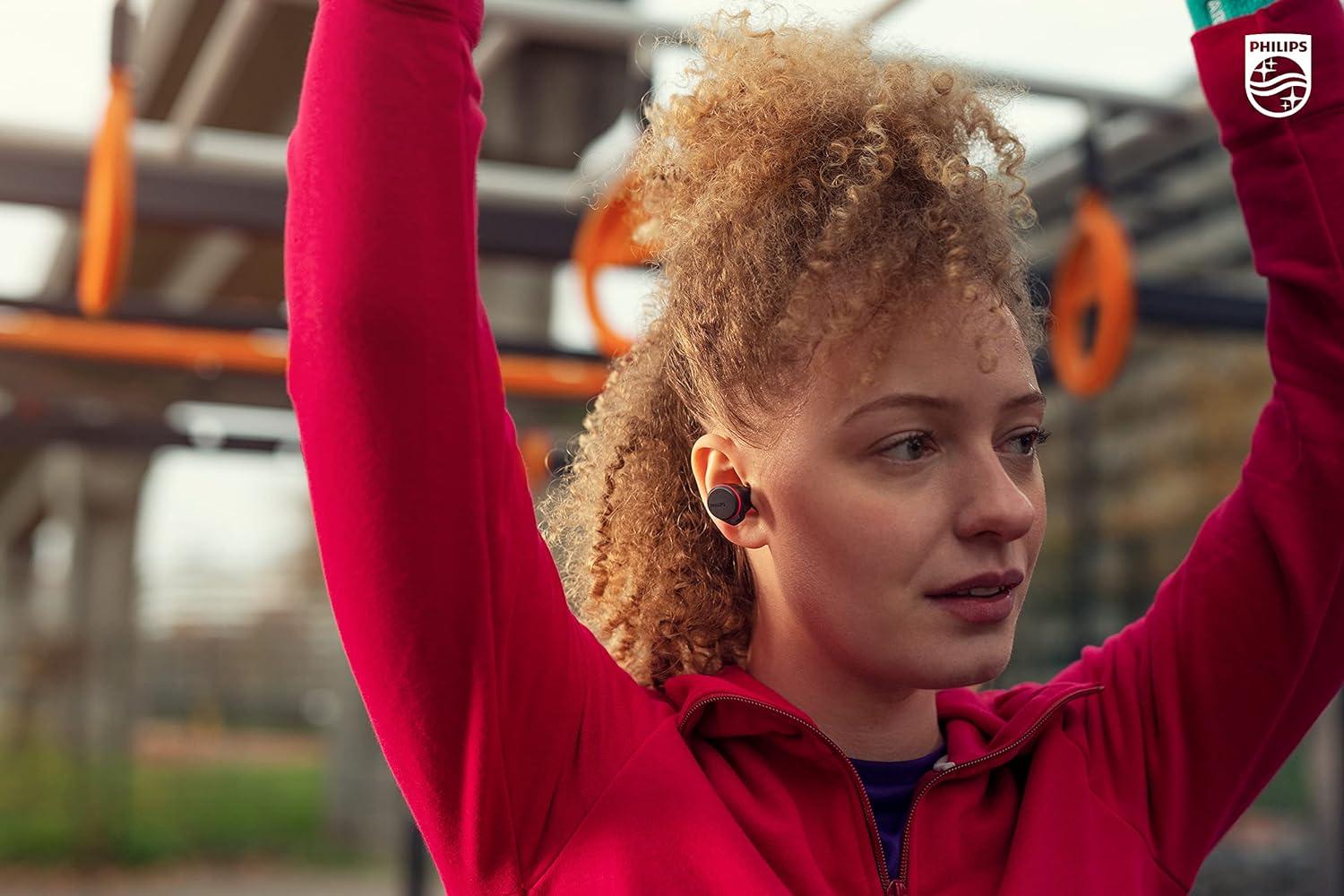 PHILIPS GO A7507 Wireless Sports Headphones with Noise Canceling