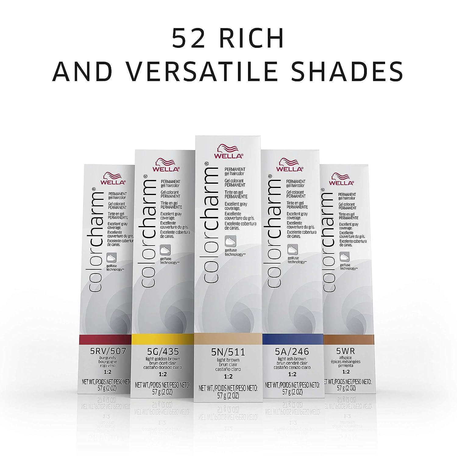 Wella ColorCharm Permanent Gel Haircolor With Long Lasting Gelfuse ...