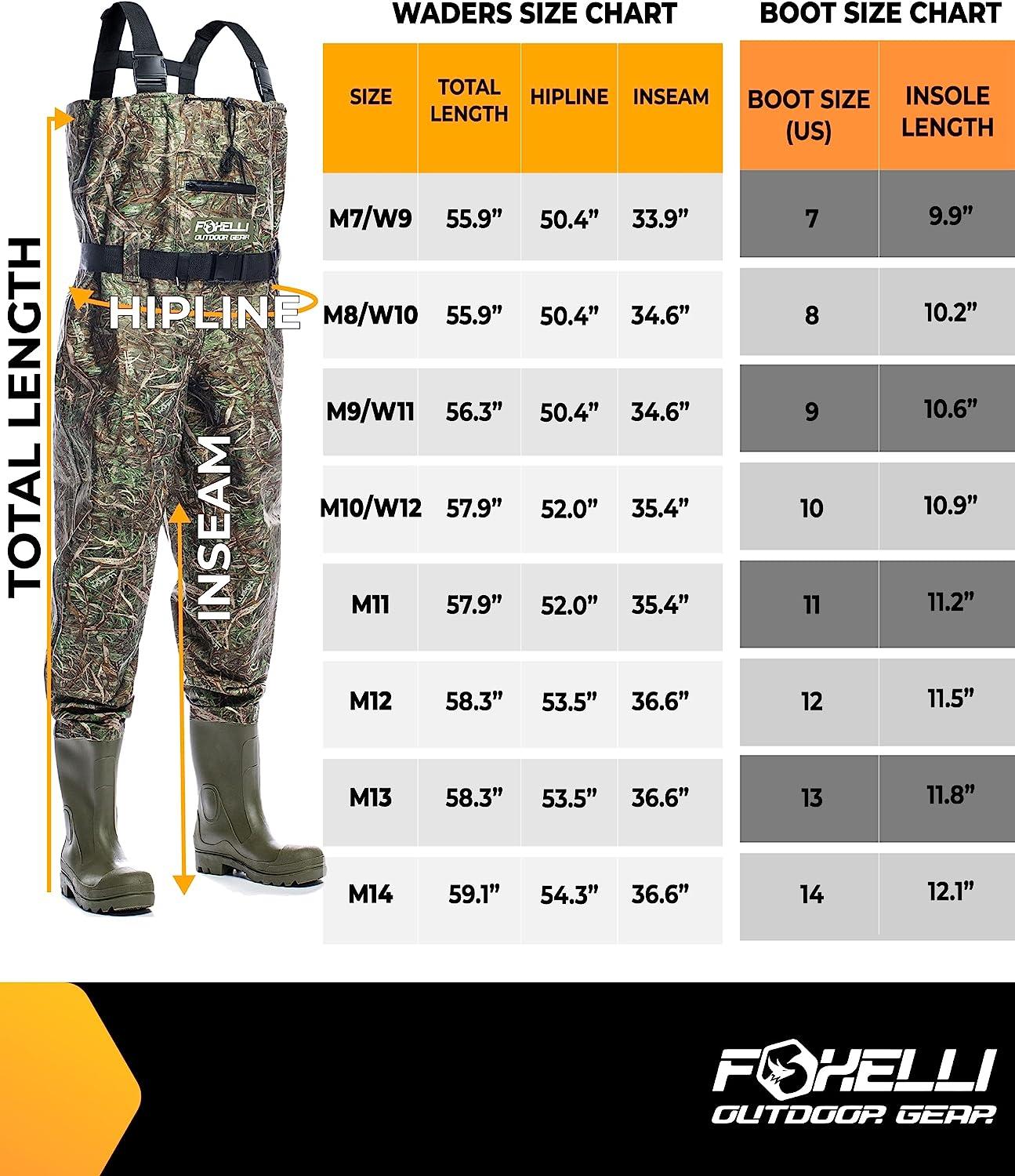 Chest Fishing Waders 8 US Men for sale