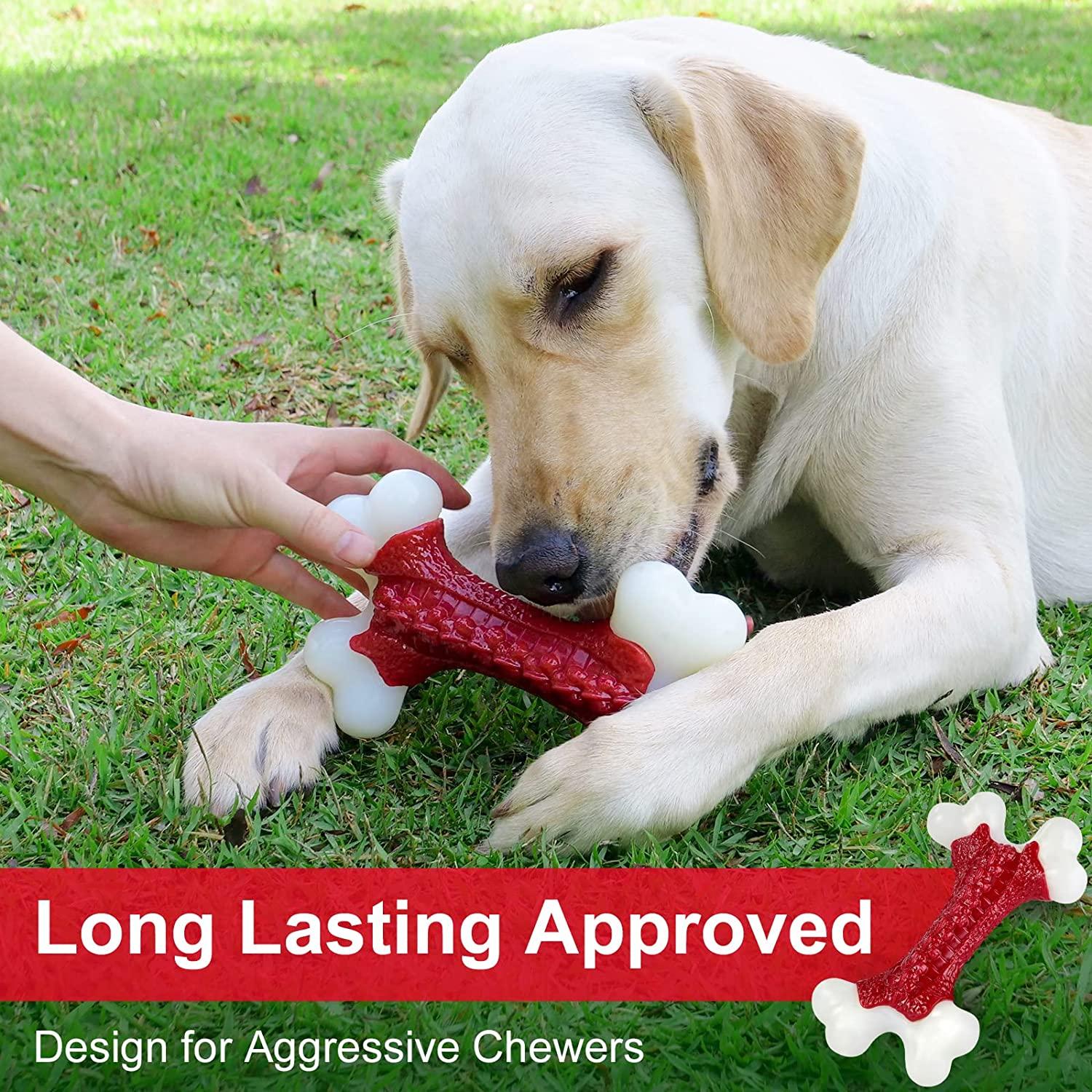 Tough Dog Toys, Dog Toys for Aggressive Chewers Large Breed