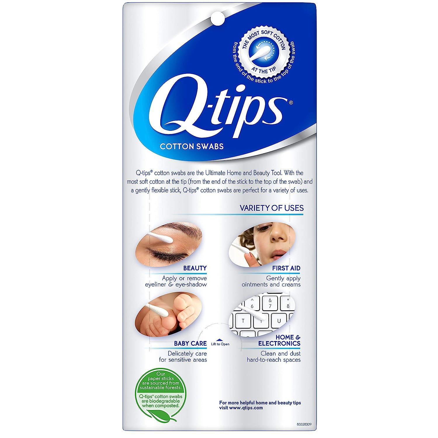 Q-tips Swabs Travel Pack 30 Each : : Beauty & Personal Care