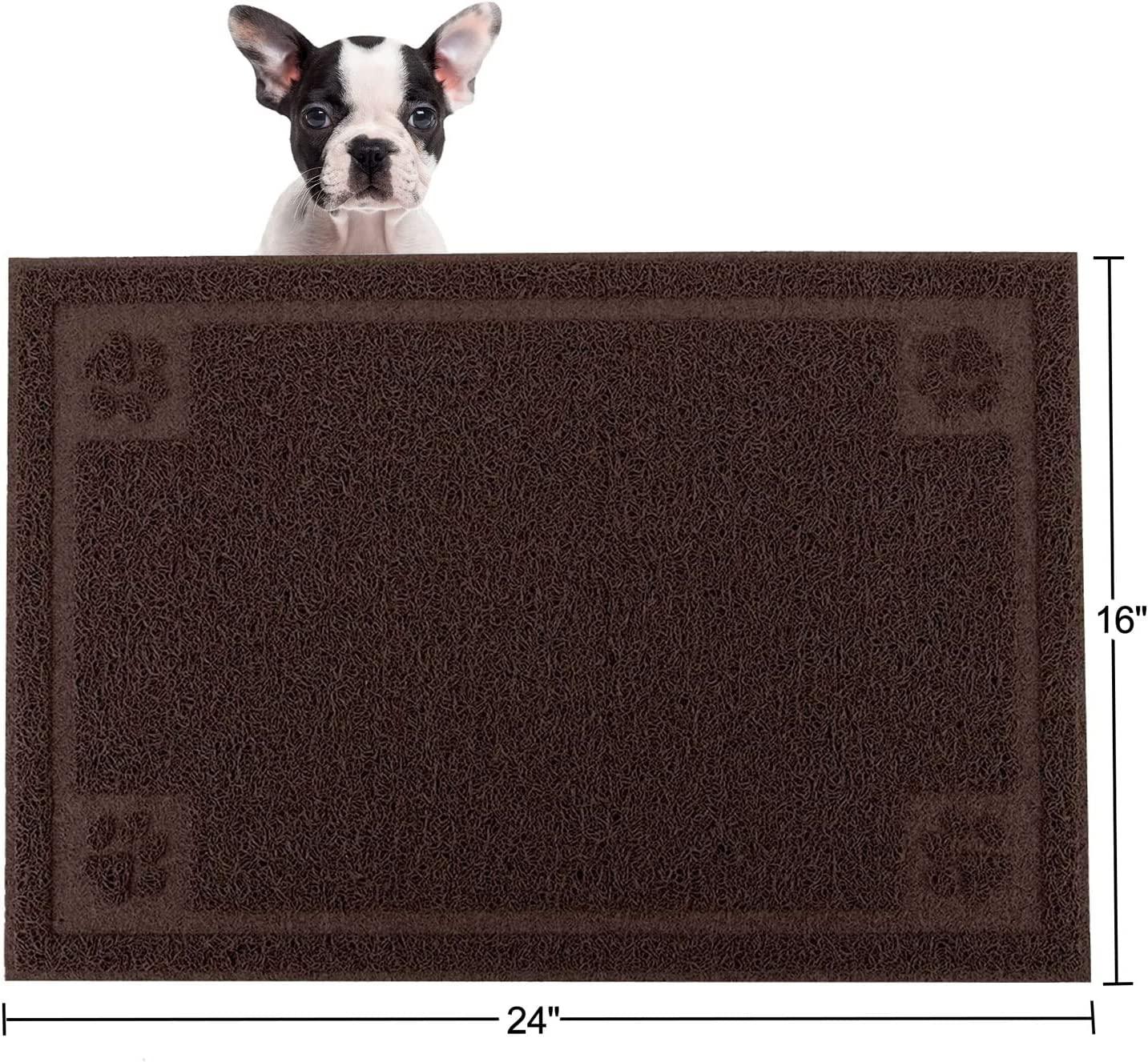 Urdogsl 24x16 Pet Feeding Mat for Dogs and Cats, Flexible Dog