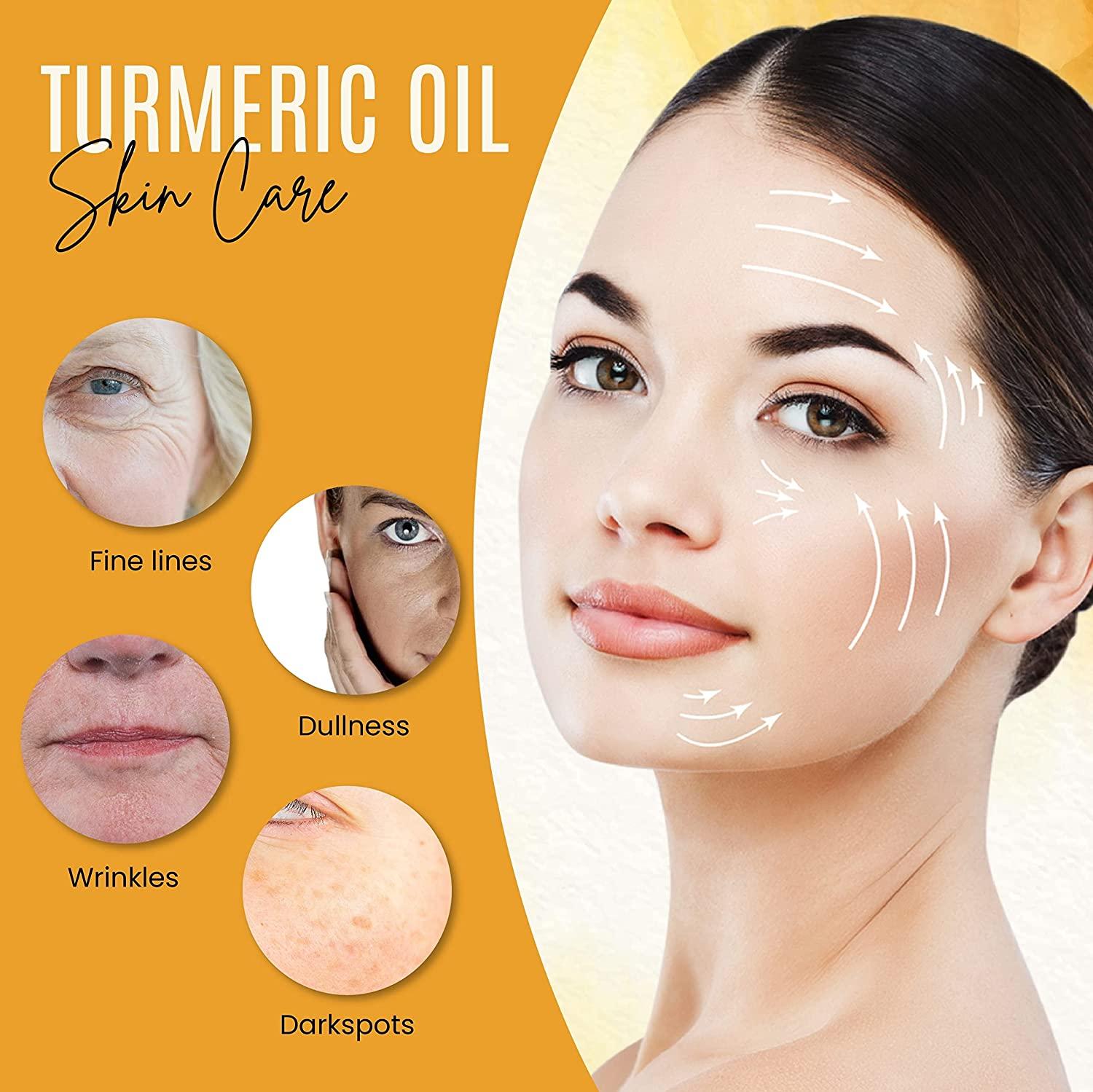 Turmeric Serum, Dark Spot Remover, Glowing Flawless Skin, Dark