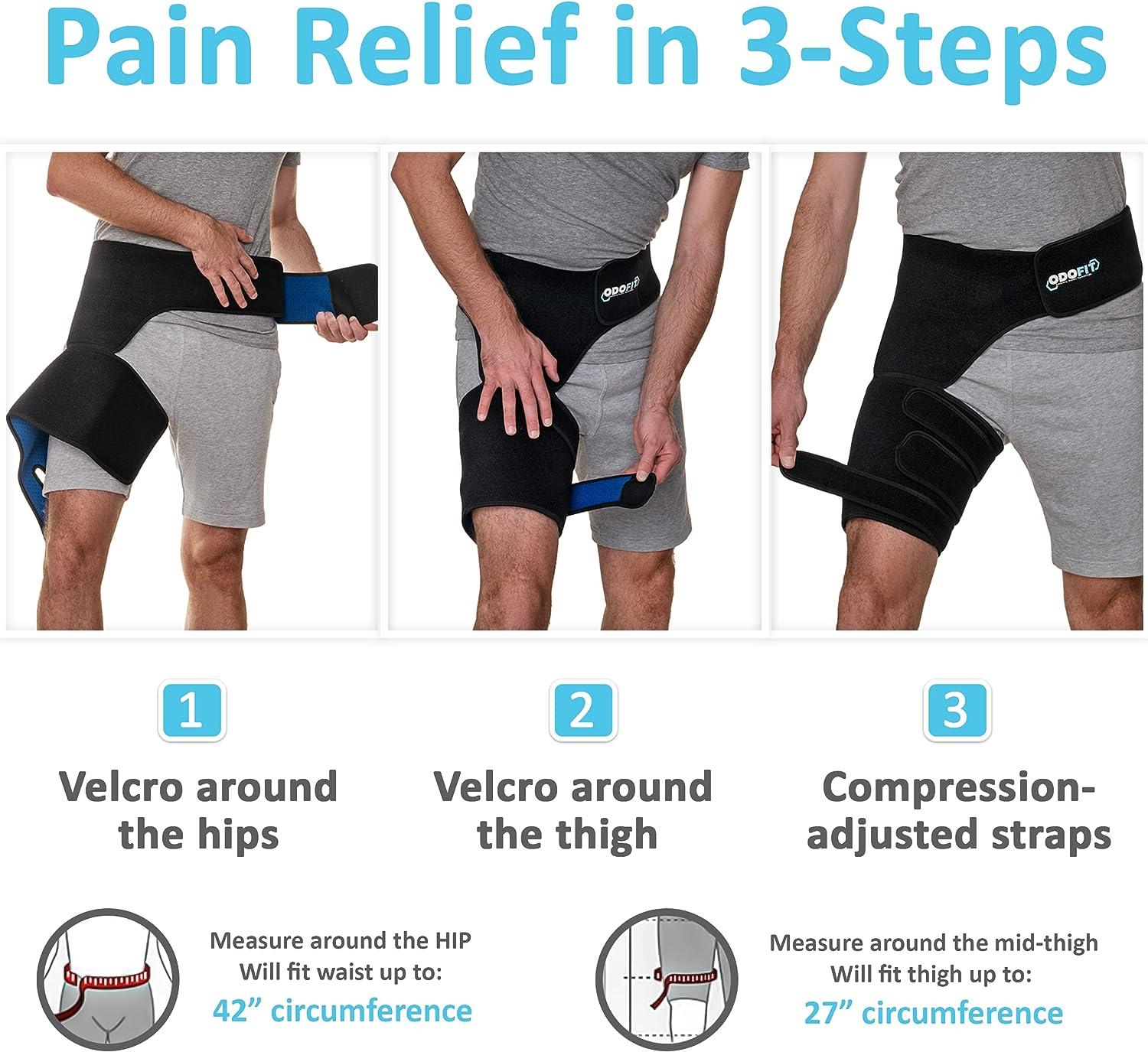 Hip Brace Compression Groin Support Wrap For Sciatica Pain