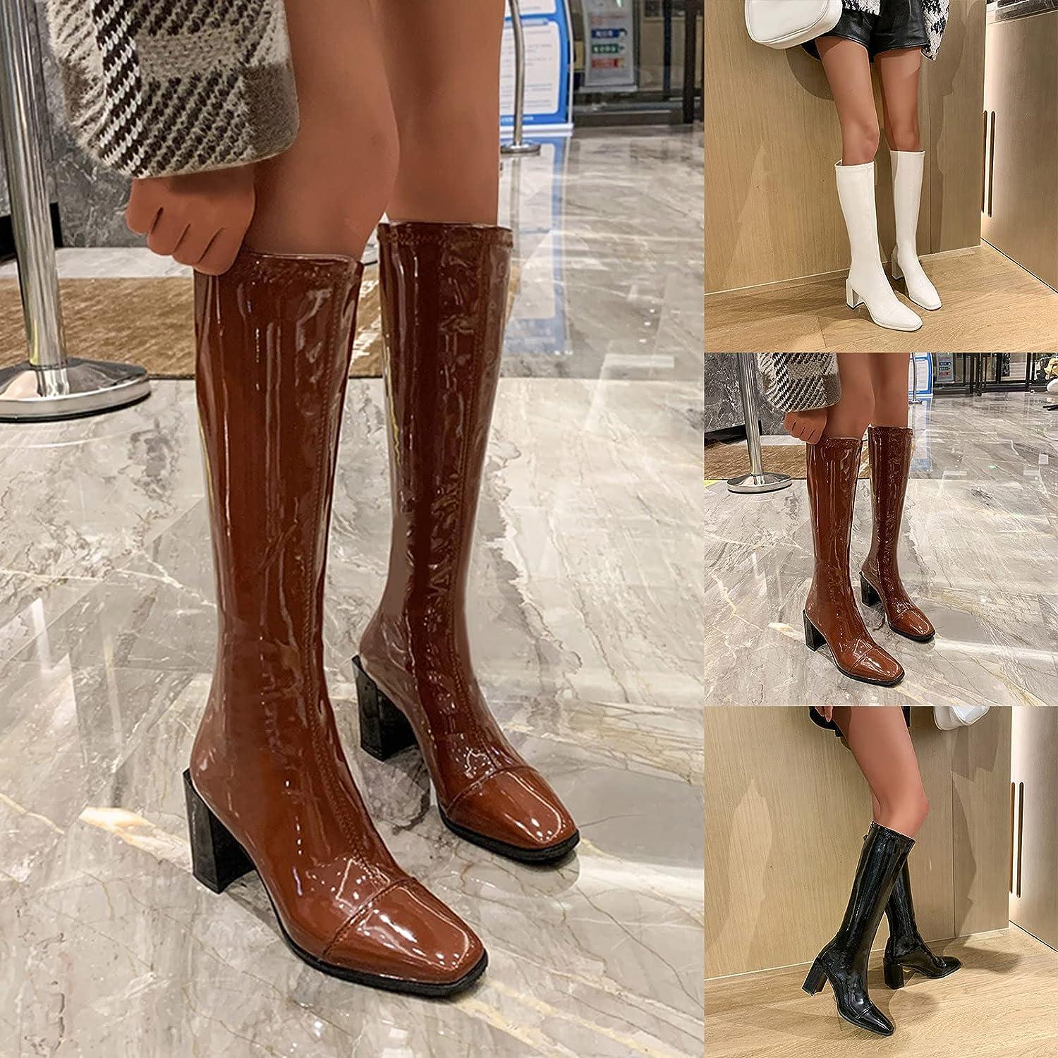 Amazon.com | Women Faux Suede Booties Comfort Classic Minimalist Flat Ankle  Boots Low Heels Shoes Side Zipper Short (Black, 6.5) | Ankle & Bootie