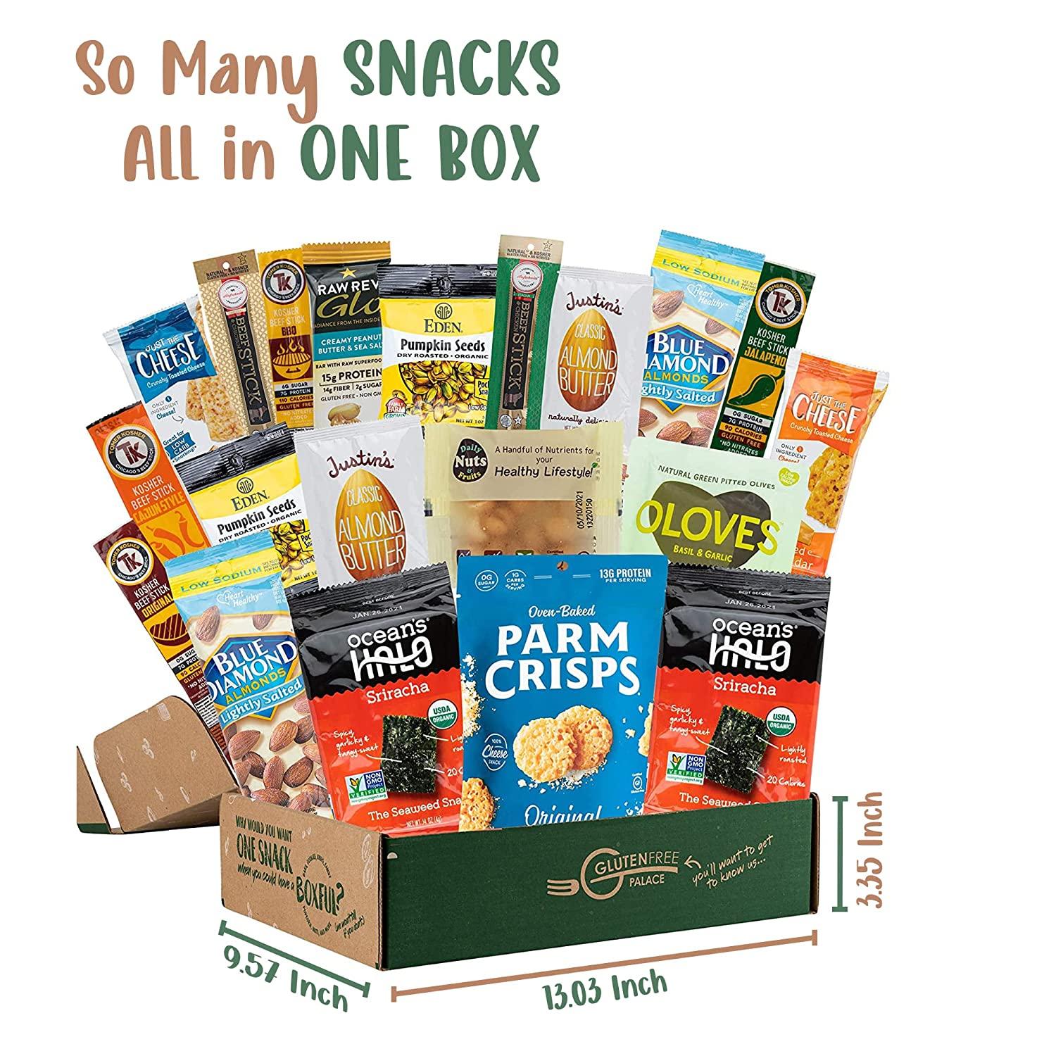 Keto Snack Box Gift Basket - Ultra Low Carb, 5G Net Carbs or Less, Low  Sugar - High Fat Keto-Friendly Snacks for Men, Women & Adults - Ketogenic  Care