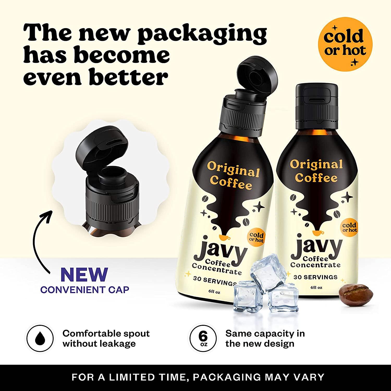 Javy Original Cold Brew Coffee Concentrate. 30 Cups Instant Coffee Hot or  Cold Brew Beverage, 6 Oz - Kroger