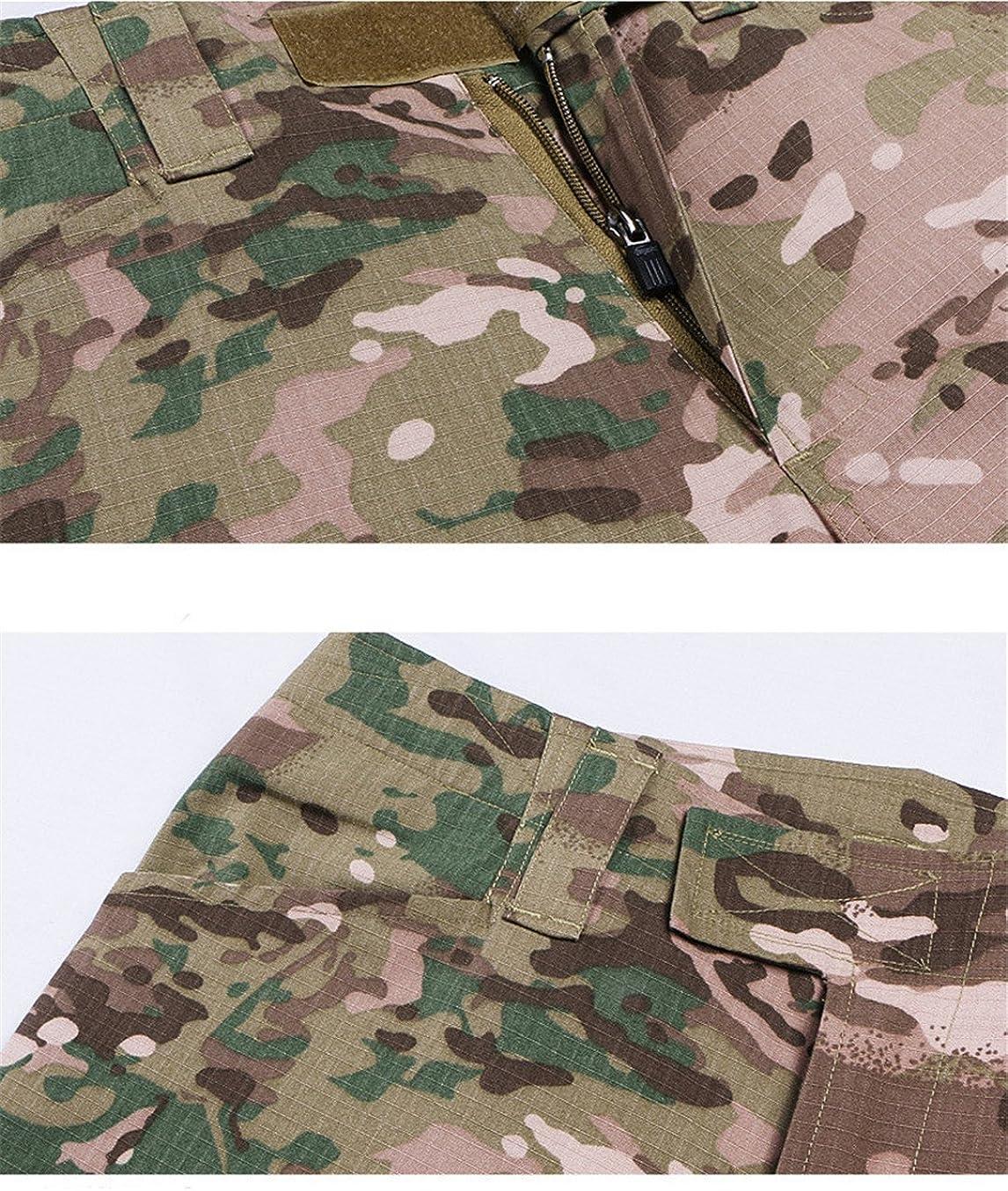 Men Tactical Suit Military Combat Uniform Set Multicam Shirts And Pants  SWAT BDU