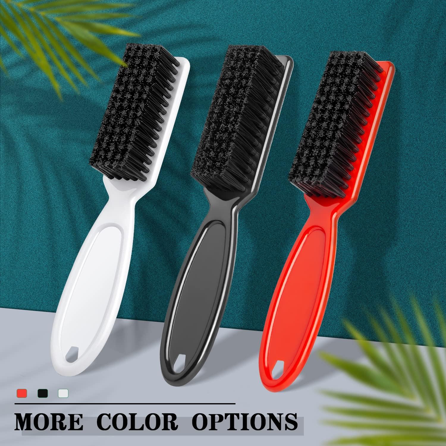  3 Pieces Clipper Blade Cleaning Brush Hair Clipper Cleaning  Nylon Brush Nail Brush Trimmer Barber Cleaning Brush Tool (Black) : Beauty  & Personal Care