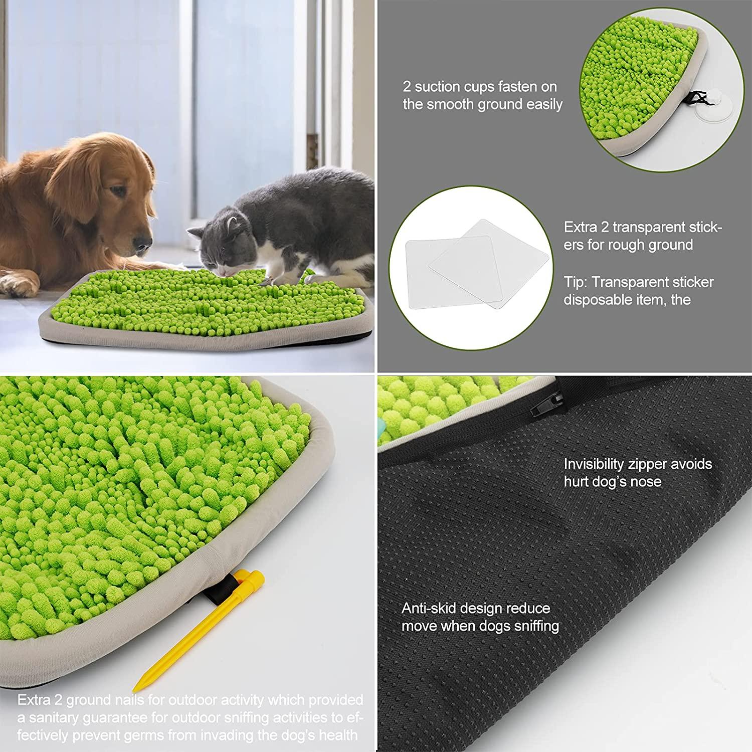 Dog Snuffle Mat Interactive Toy Pet Sniffing Feeding Smell Training Feeding  Pad
