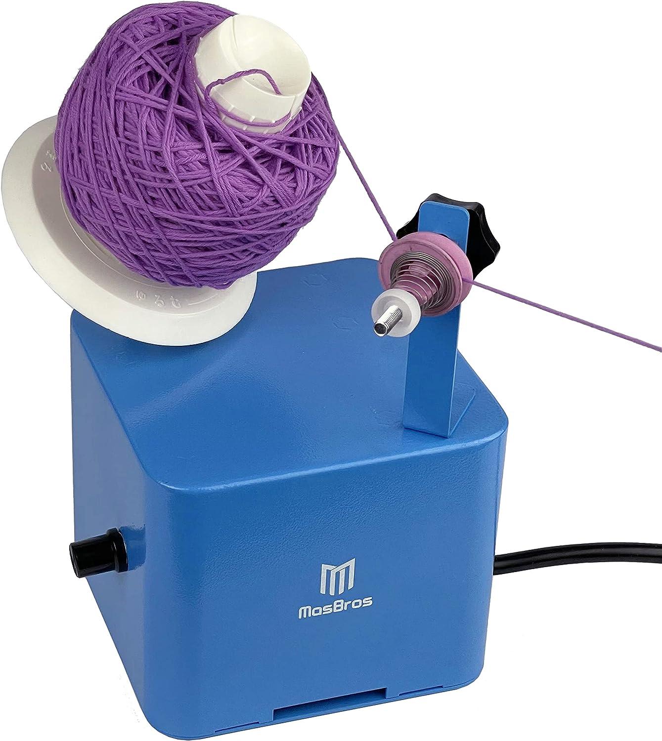 MasBros Electric Yarn Ball Winder Pink Wind Up to 180 Grams 6 ouce (Pink  Small) : : Home