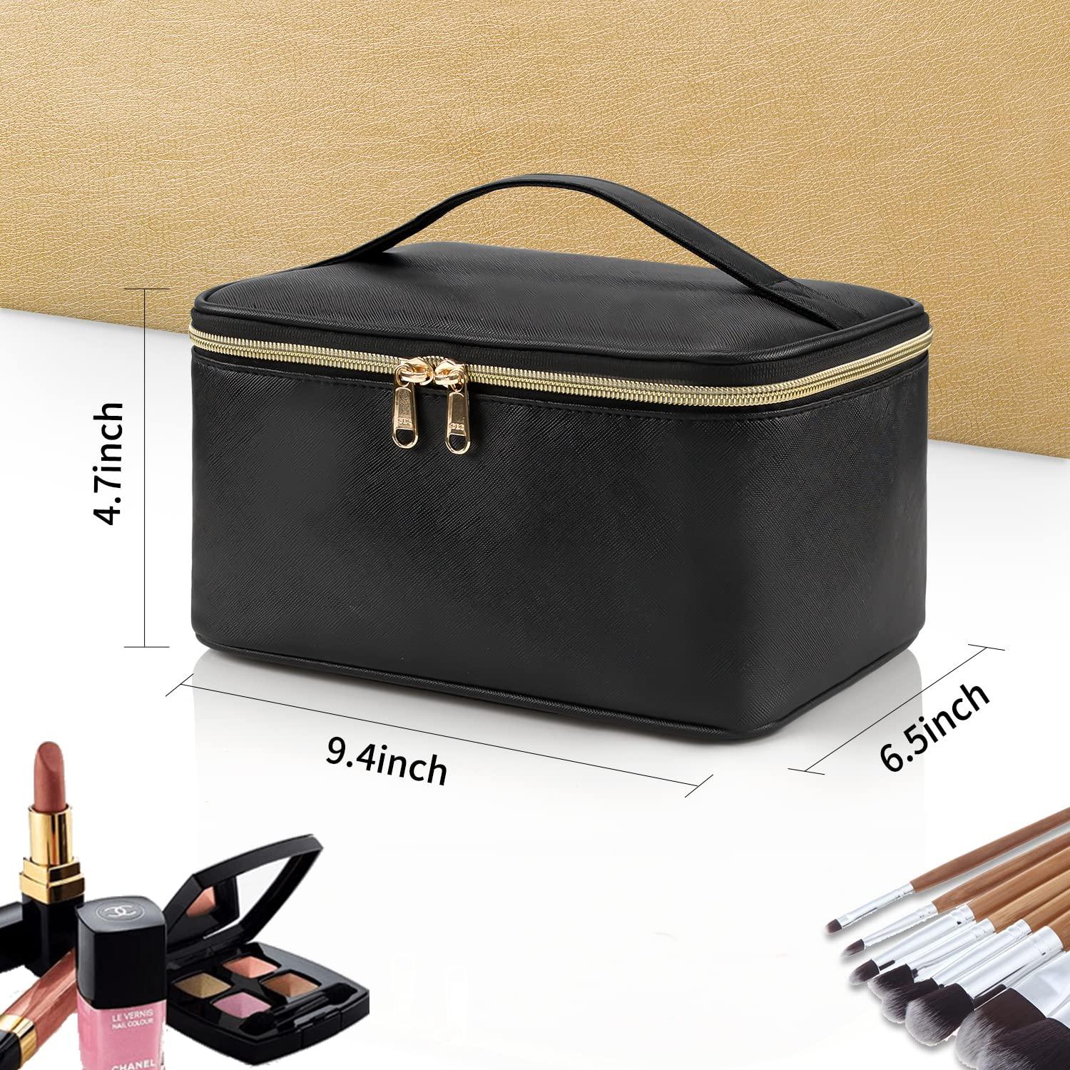 Large Makeup Bag Portable Cosmetic Organizer Case Toiletry - Temu