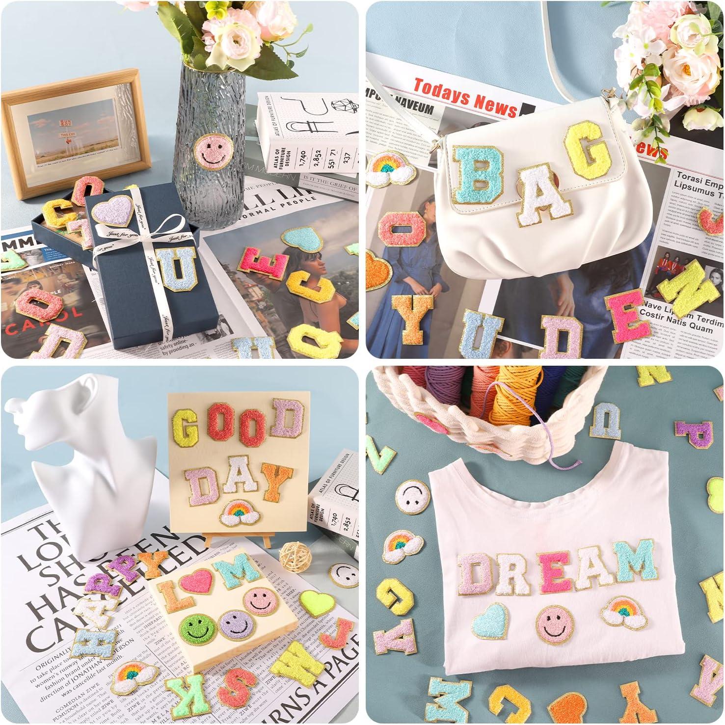 a-z felt letter stickers, self-adhesive letter