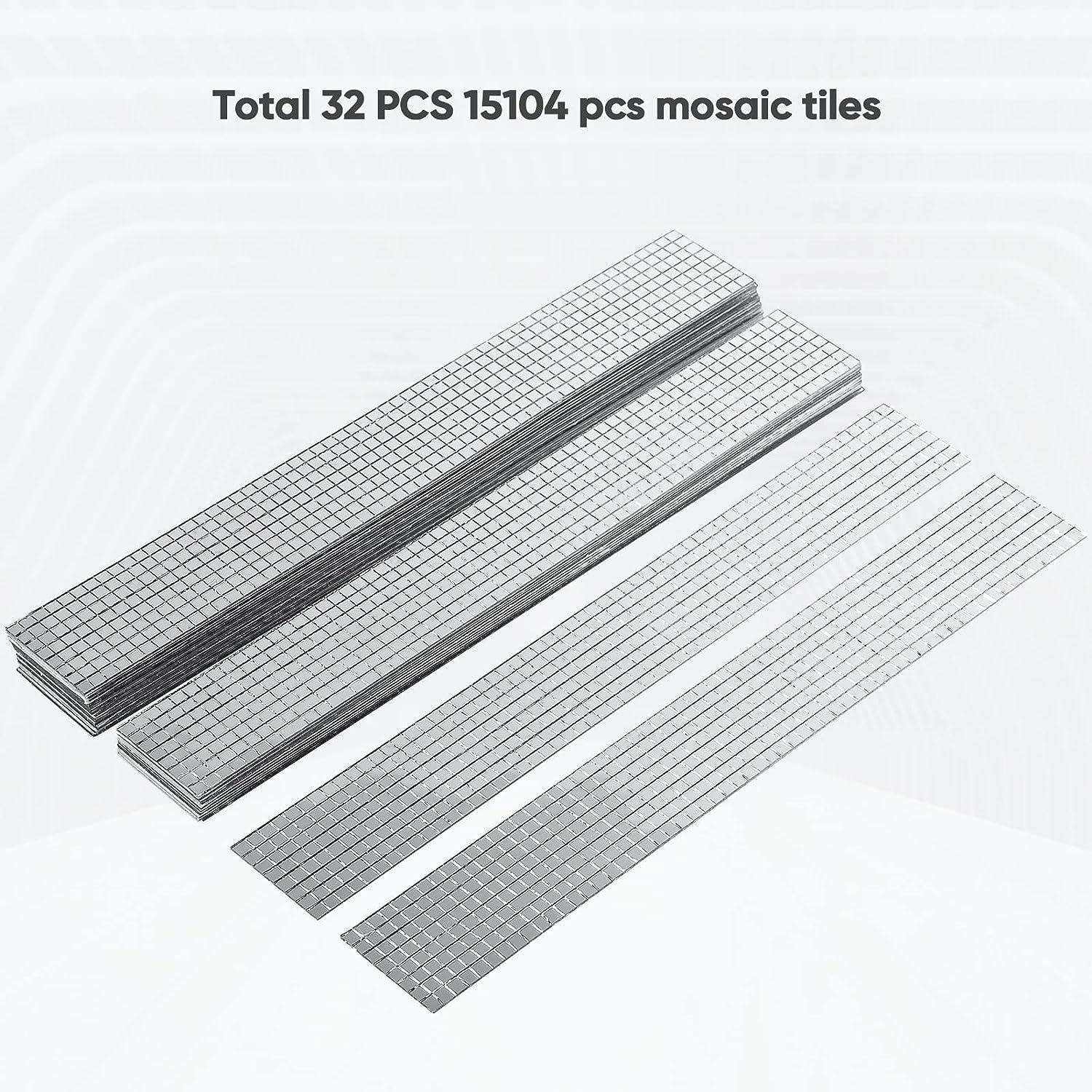PP OPOUNT 2160 PCS Disco Ball Tiles, Self-Adhesive Mirror Tiles