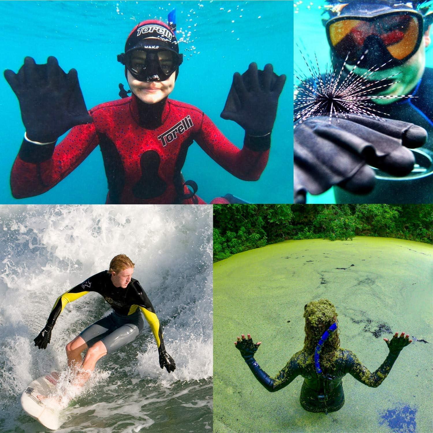 1 Pair Paddling Diving Gloves Surfing Wetsuit Gloves Water Sports Mittens  For Men Women