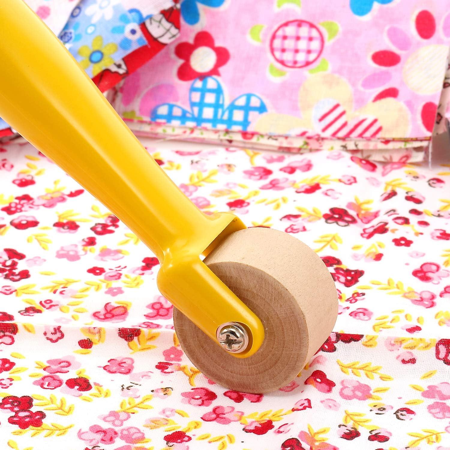 2 Pcs Quilting Seam Roller, Mini Seam Roller Sewing Seam Roller Wallpaper Roller for Quilting, Sewing, Print, Ink, Wallpaper, Home Decoration