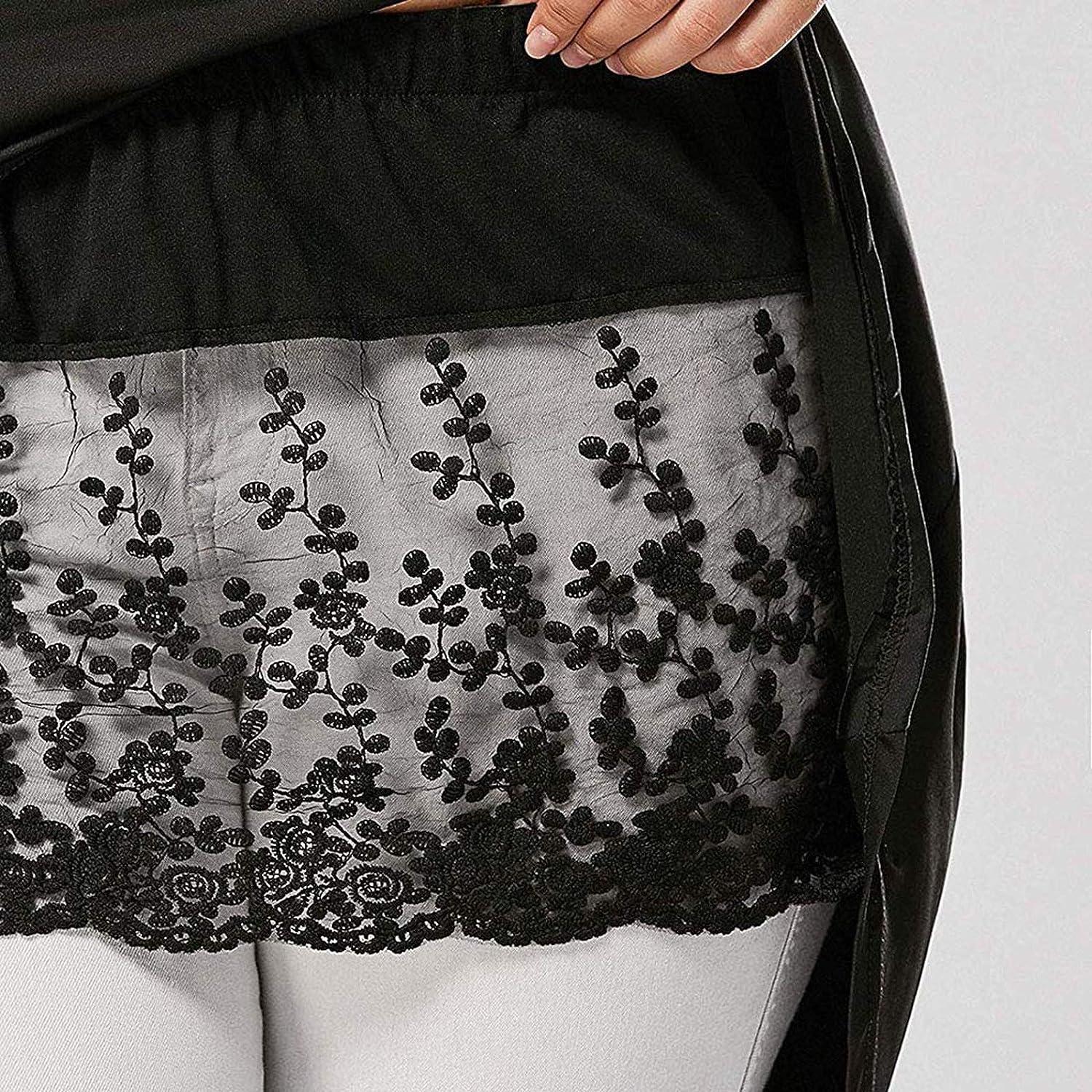 Lace Half Slip Skirt Extender (Black, Small) : : Clothing, Shoes &  Accessories