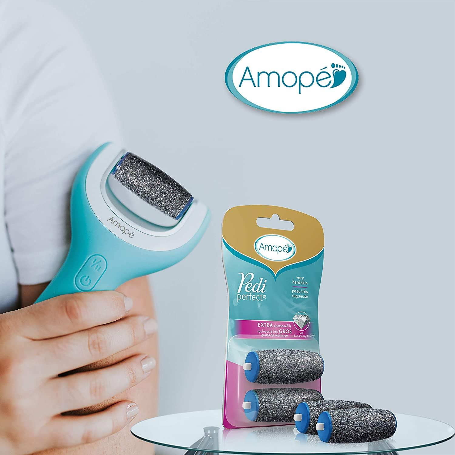 Amopé® Pedi Perfect™ Electronic Foot File Refills, Mixed Refills with  Exfoliating Brush Refill
