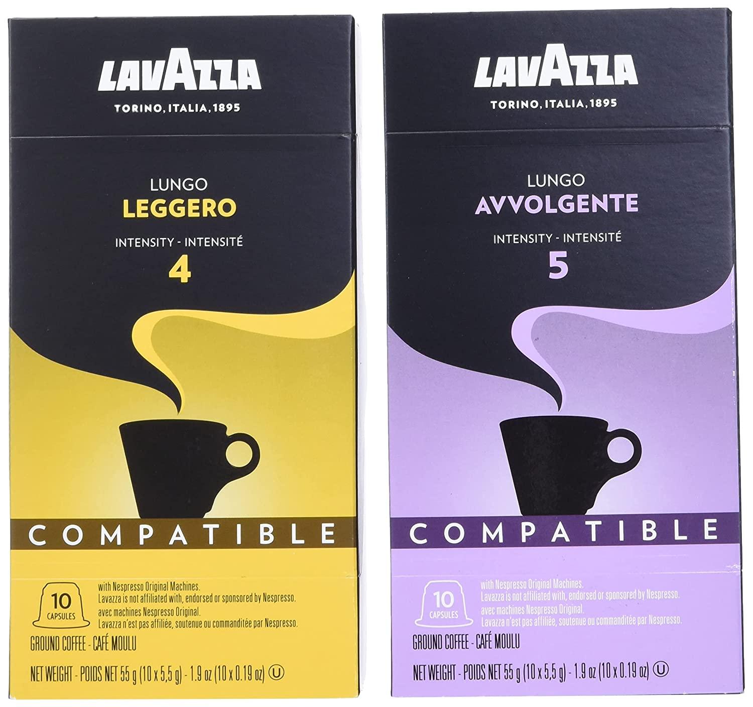 Lavazza Nespresso Coffee Original Line Compatible Capsules Armonico 10 –  BevMo!