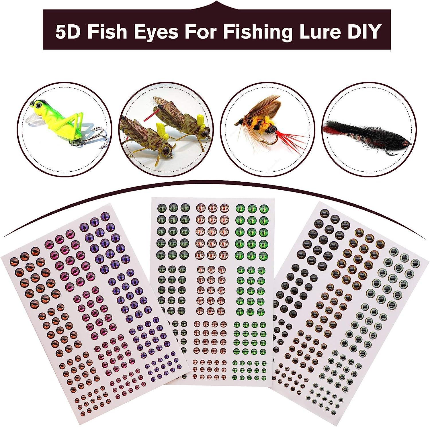Dovesun Fishing Lure Eyes Fly Tying Kit Lure Making Kit Fly Tying