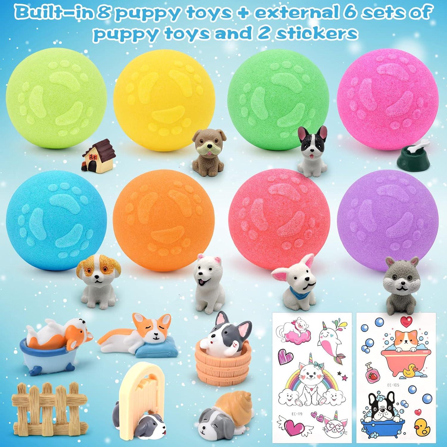 Tacobear Bath Bombs for Kids with Surprise Inside for Boys Girls
