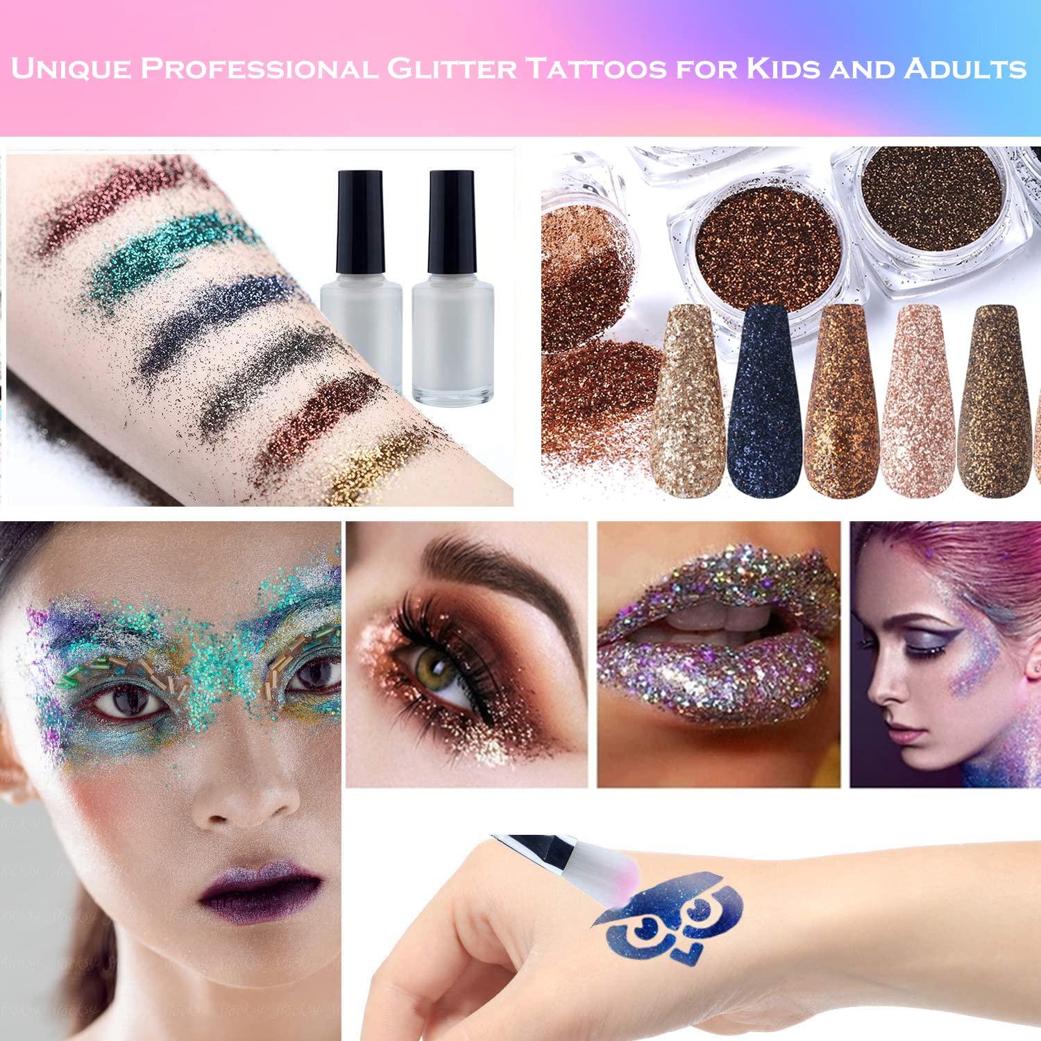 Glitter Tattoo Photo Gallery | Bay Area Face Painters