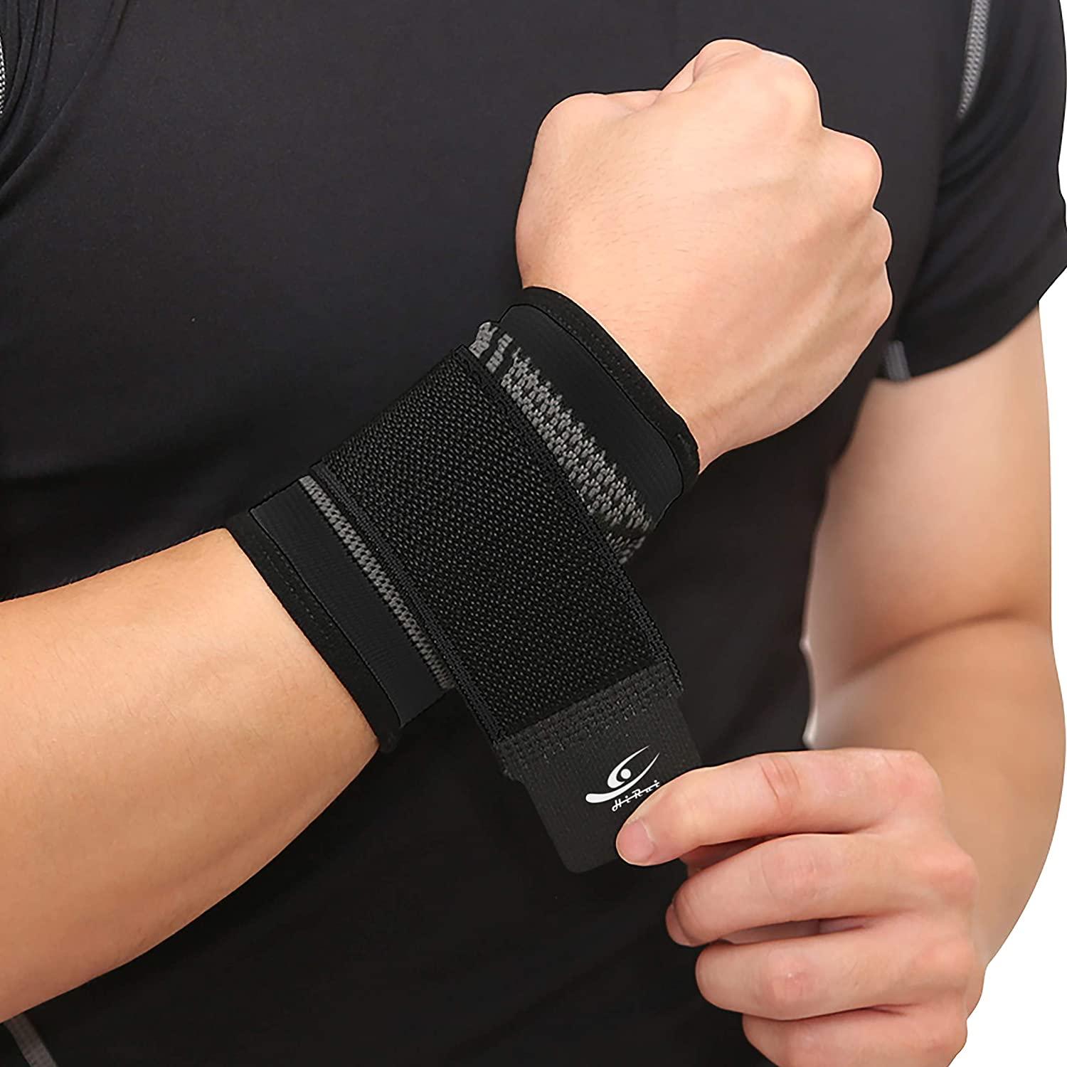 2 Pack Wrist Brace Adjustable Wrist Support Wrist Straps for Fitness  Weightlifting, Tendonitis, Carpal Tunnel Arthritis, Wrist Wraps Wrist Pain  Relief