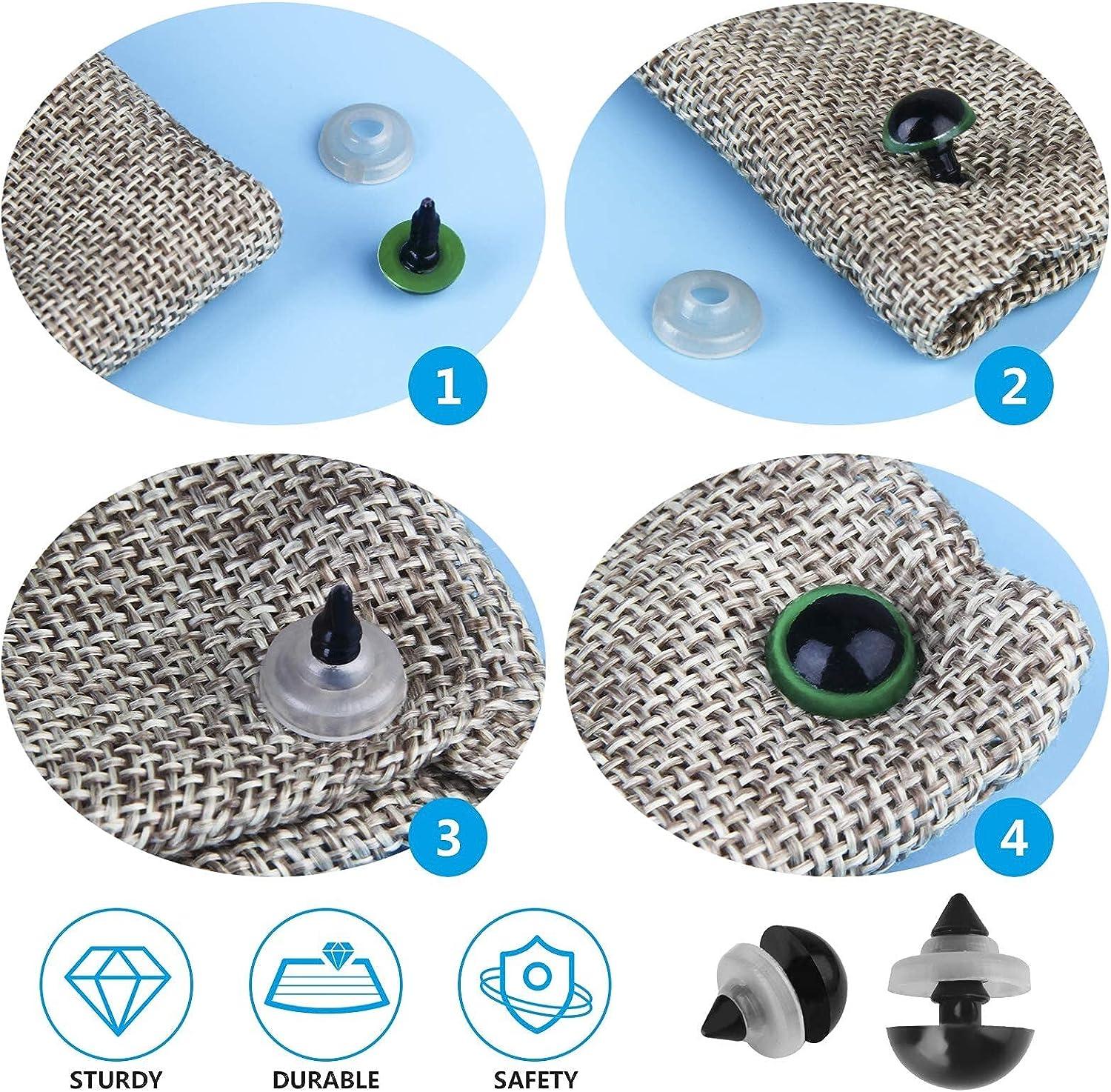 600pcs Plastic Safety Eyes And Noses - Craft Accessories For Amigurumi,  Crochet, Dolls, Stuffed Animals, And Teddy Bears