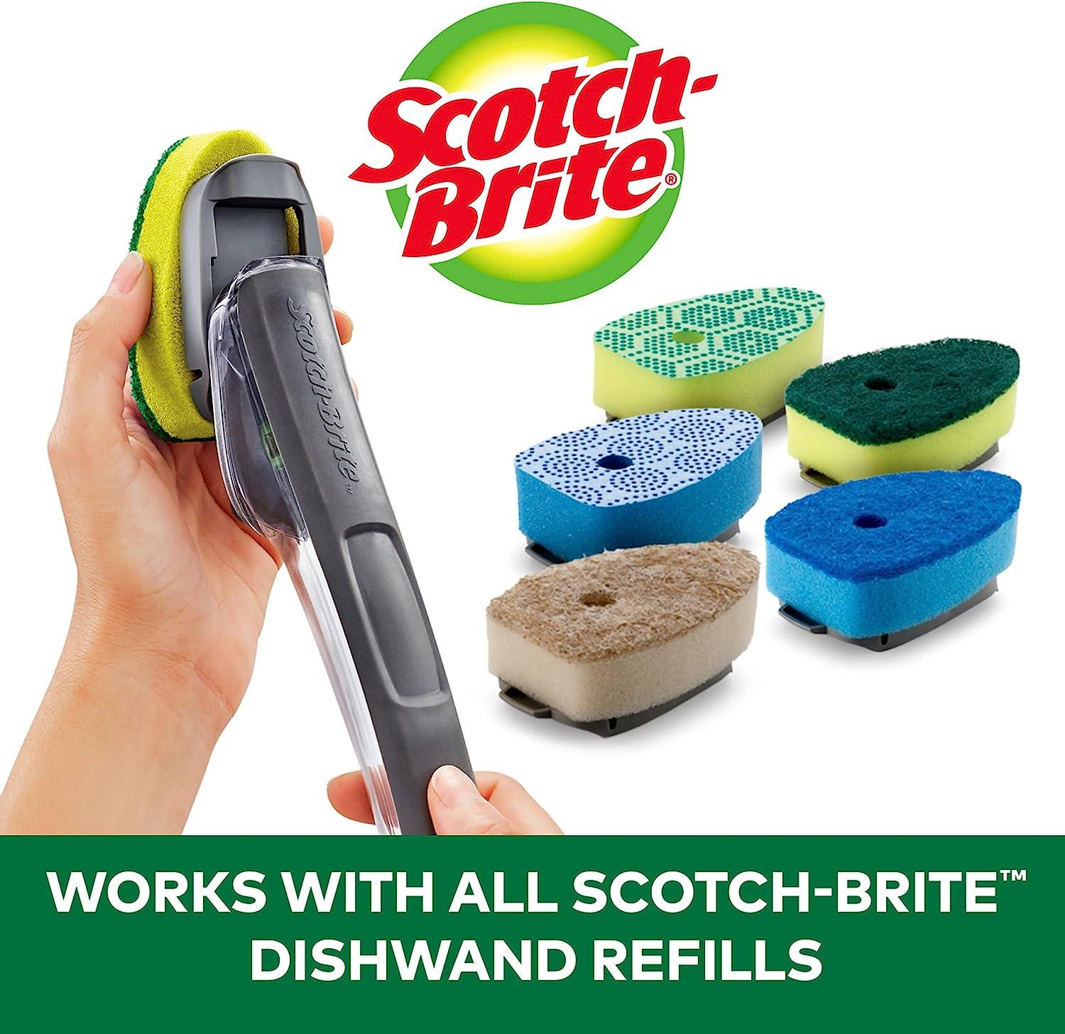  Scotch-Brite Advanced Soap Control Dishwand Brush Refill, 3  Pack : Health & Household