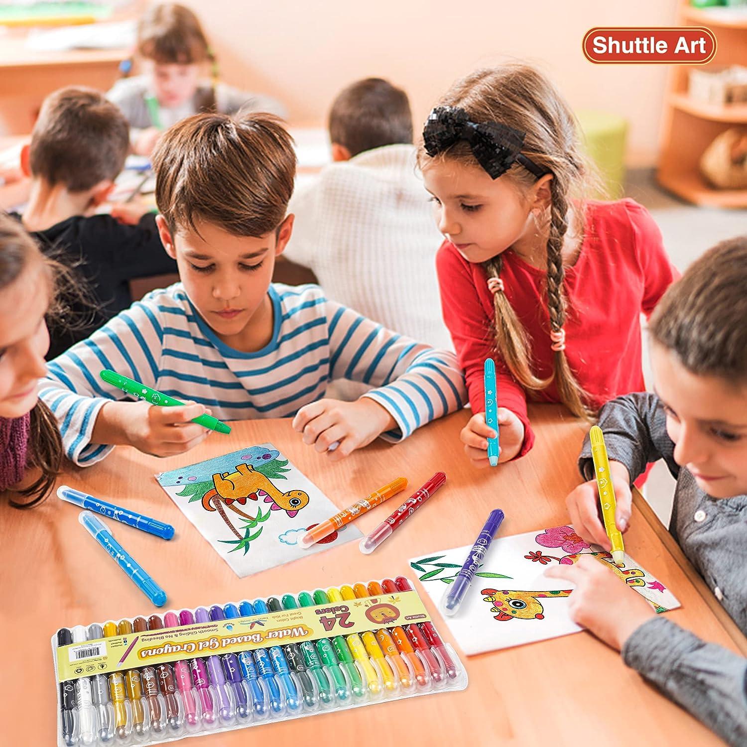 CRAYOLA (Lot) 30 Colored Markers, 24 Pencils, 24 Crayons & 10 Twistables  Crayons