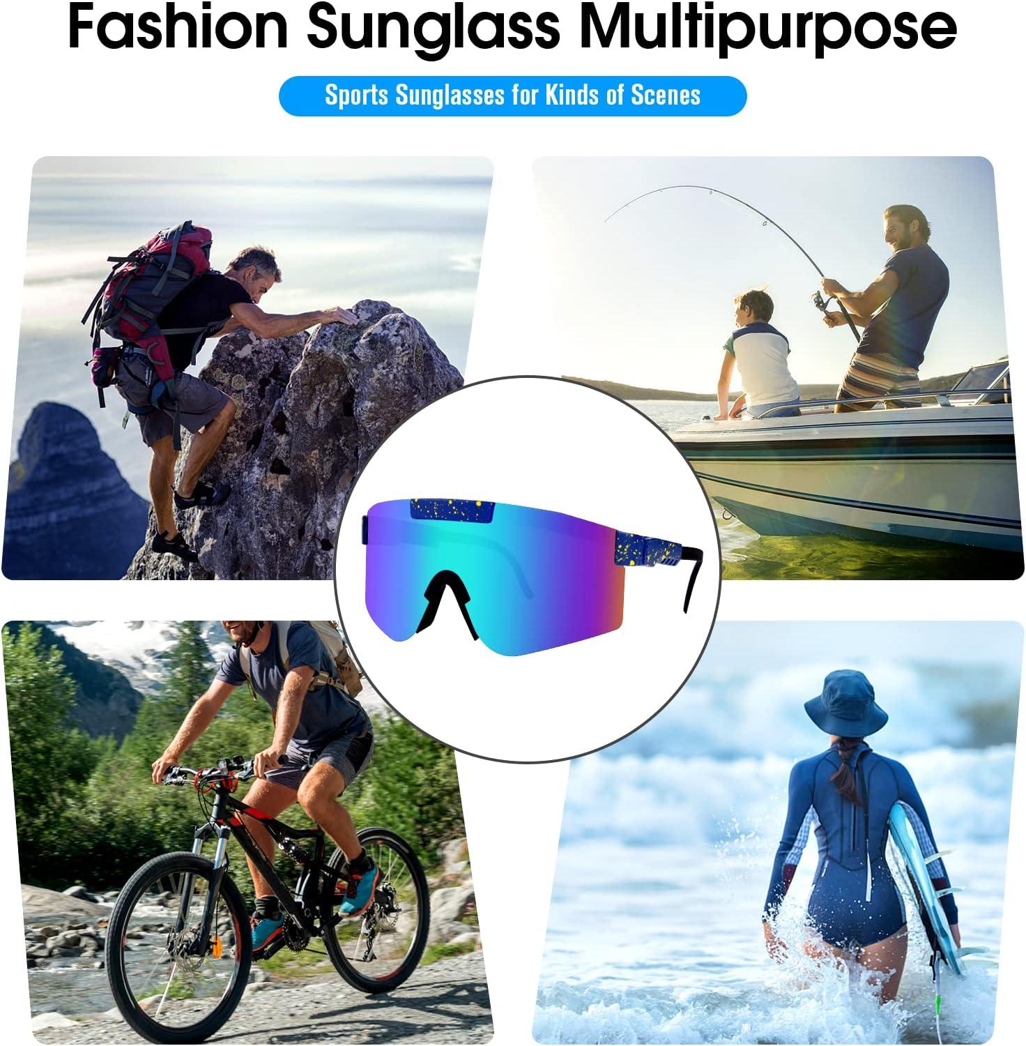 Dlidpher Sport Polarized Sunglasses for Men&Women UV400 Protection