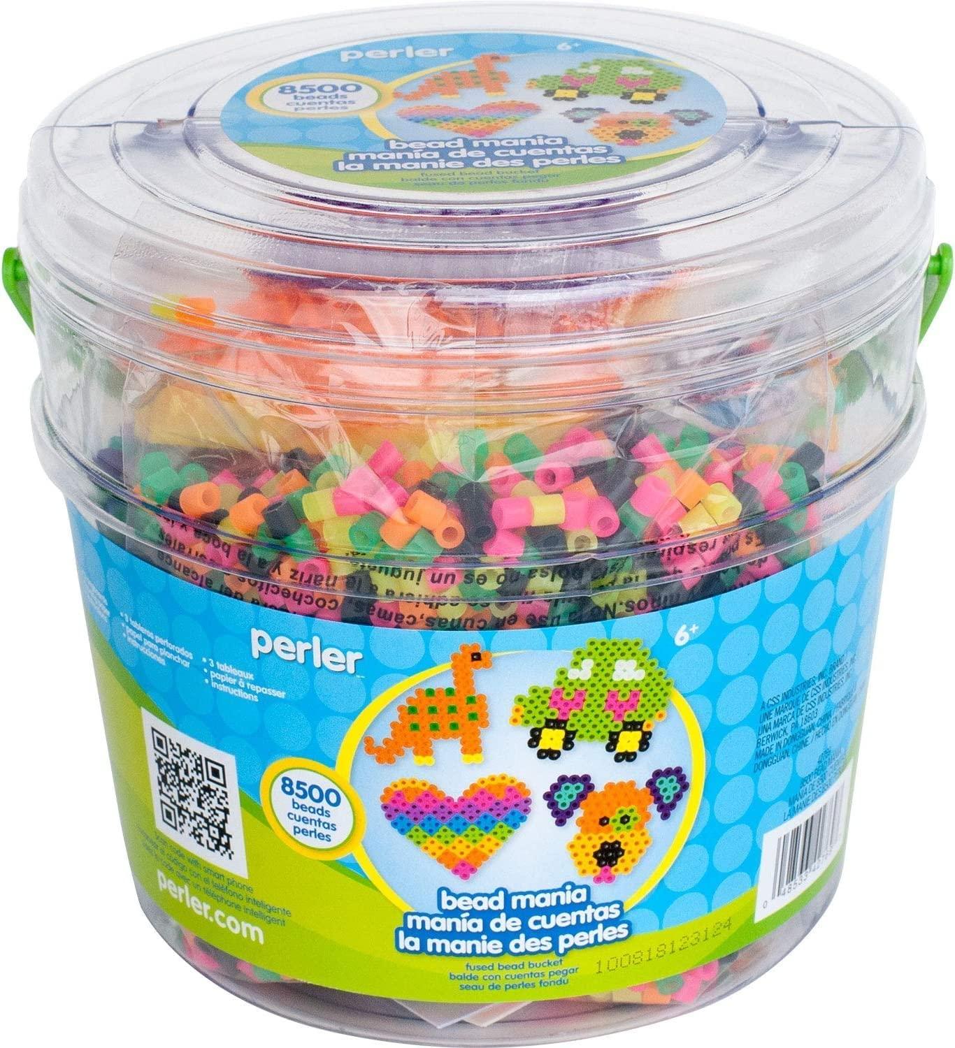 Go Create Ultimate Craft Melty Beads Activity Kit, 8,500 Beads, Storage  Container, Peg Boards & Templates