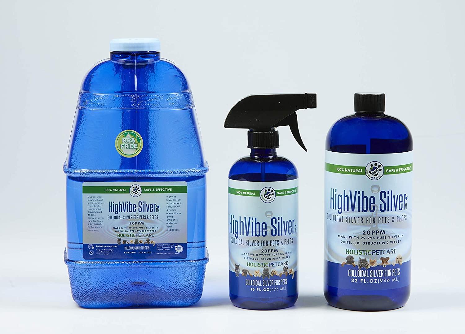 Colloidal Silver 32oz for All Animals and Pets 