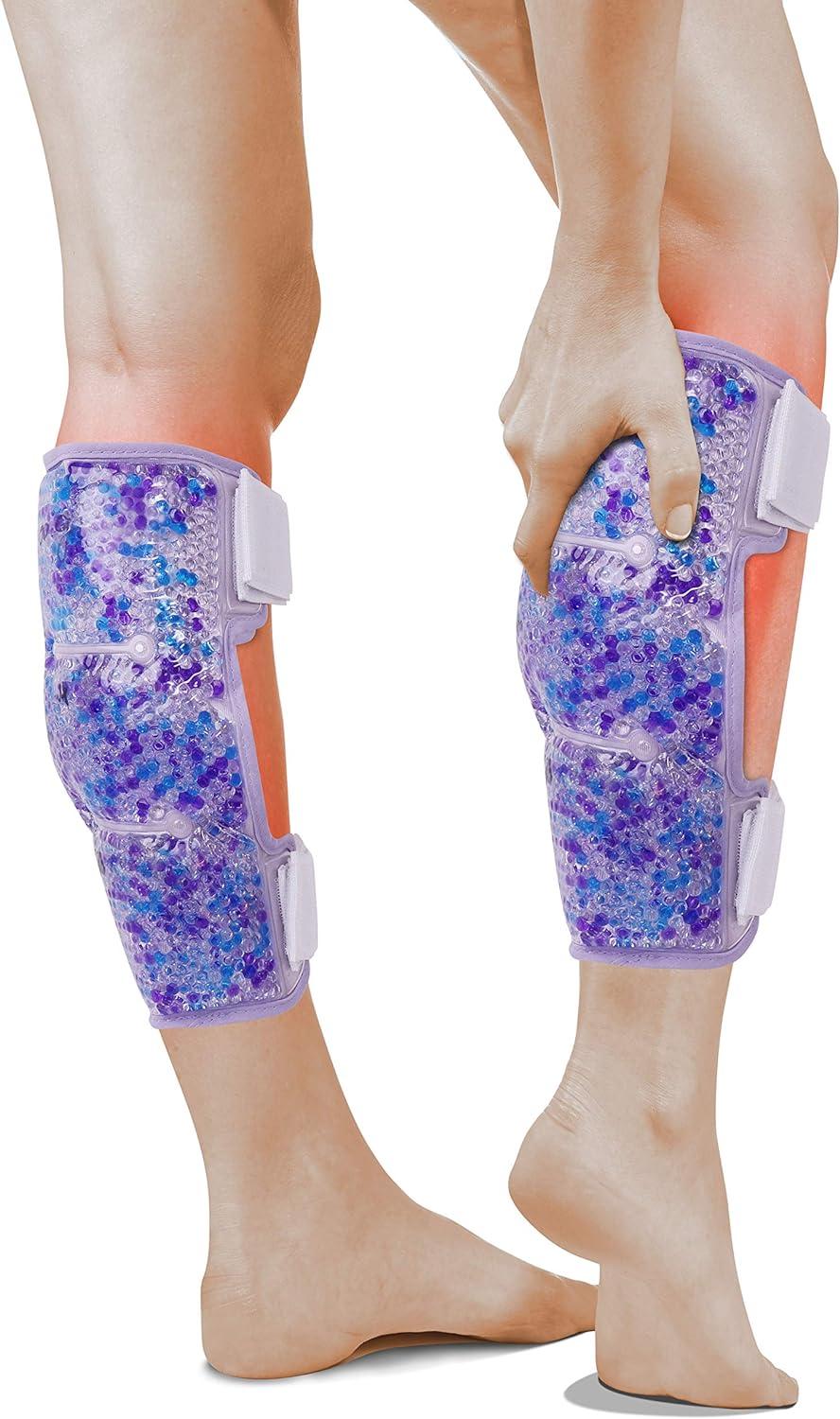 Shin Splint Ice Pack Wrap Hot Cold Compression for Pain Relief