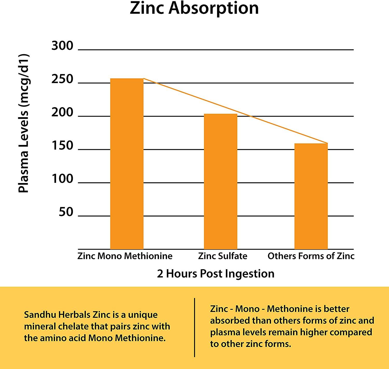 Zinc 50mg Supplement 120 Vegetarian Capsules Zinc Highly Absorbable Supplements For Immune 9045