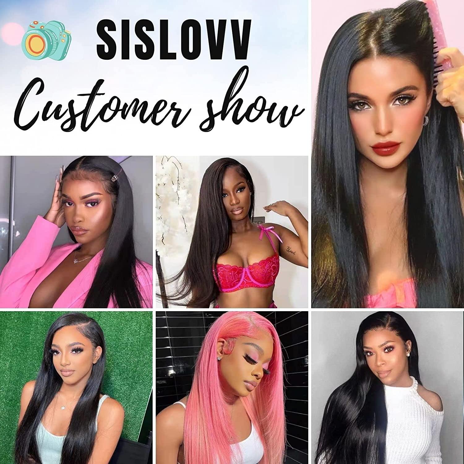 Straight 4x4 Lace Front Wigs for Black Women Human Hair Glueless