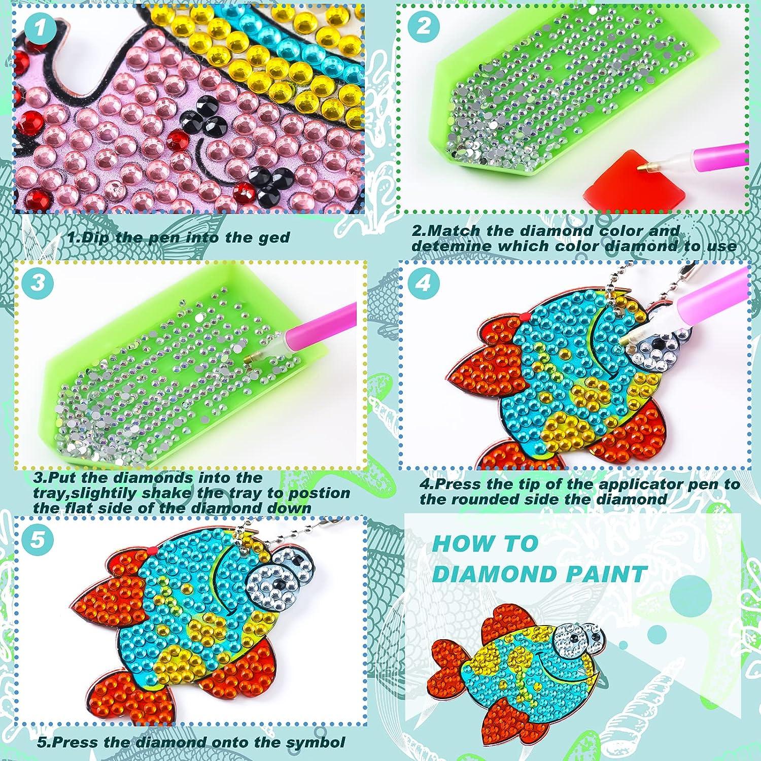Arts & Crafts Gem Art Kit for Girls Ages 8-12. Diamond Painting