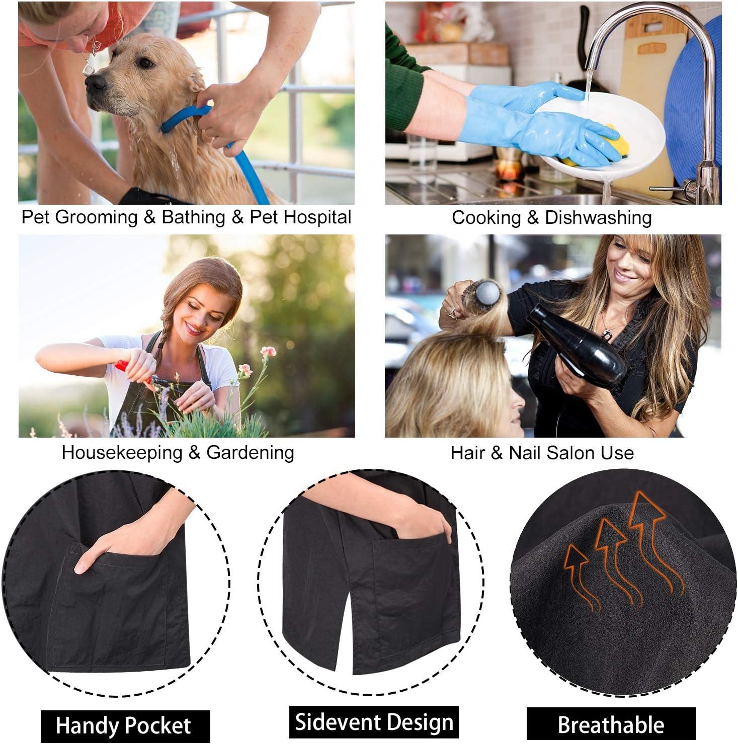 Hair Resistant Dog Grooming Leggings with TWO pockets & Custom