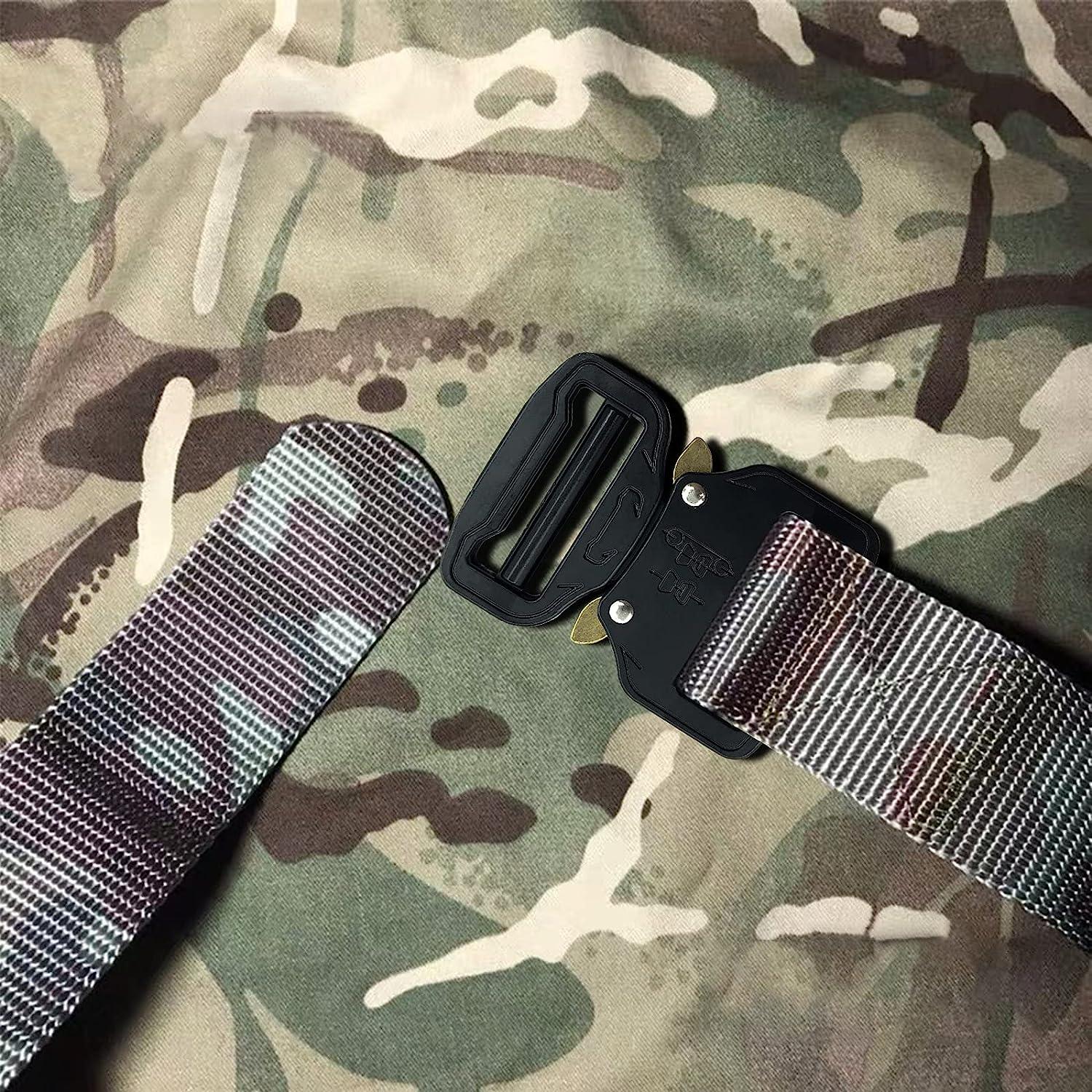 Metal Buckle Dual Adjustable Tactical Belt Buckle,2inch(50mm