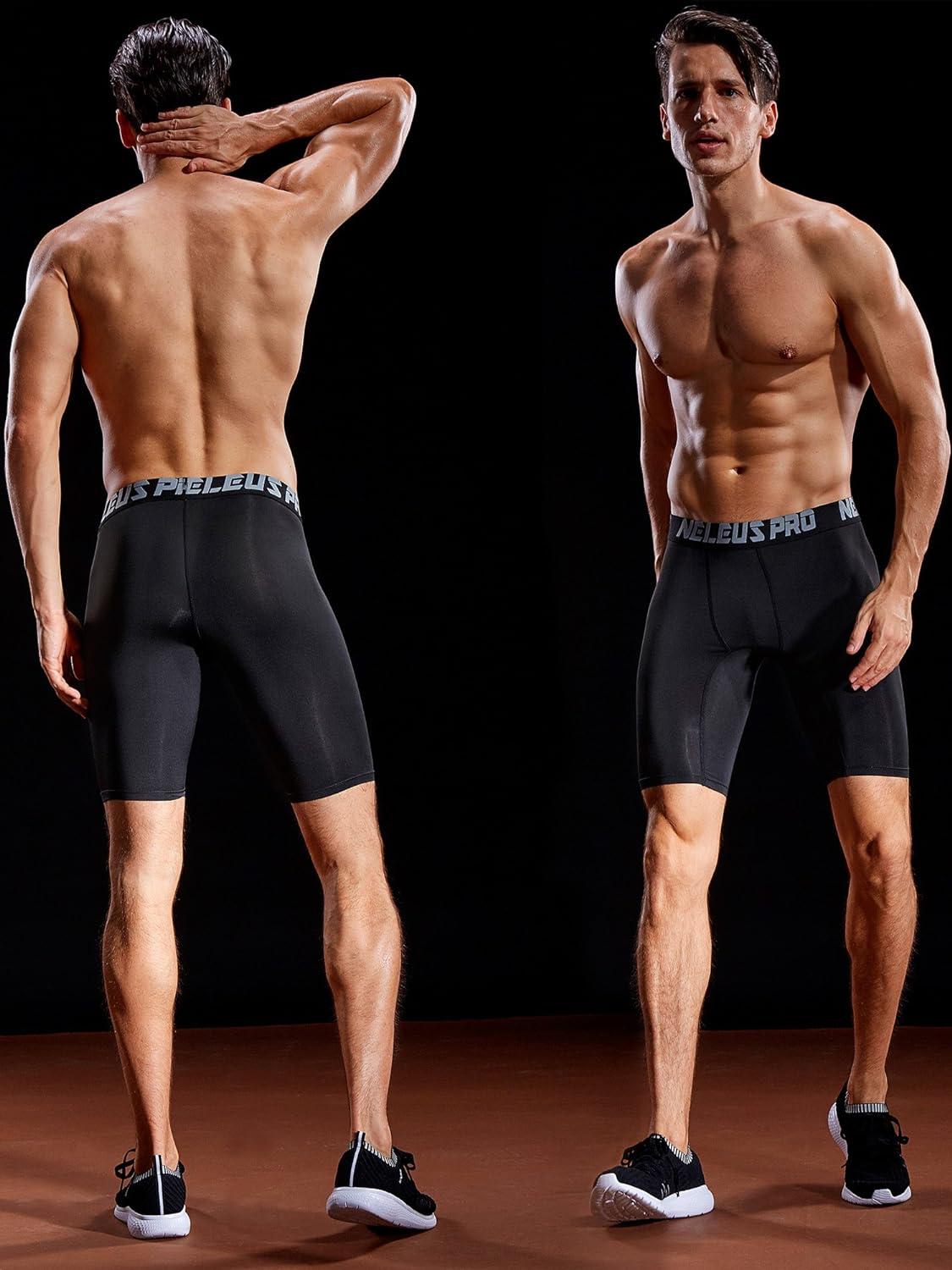 Buy Neleus Men's Compression Pants Running Tights Sport Leggings