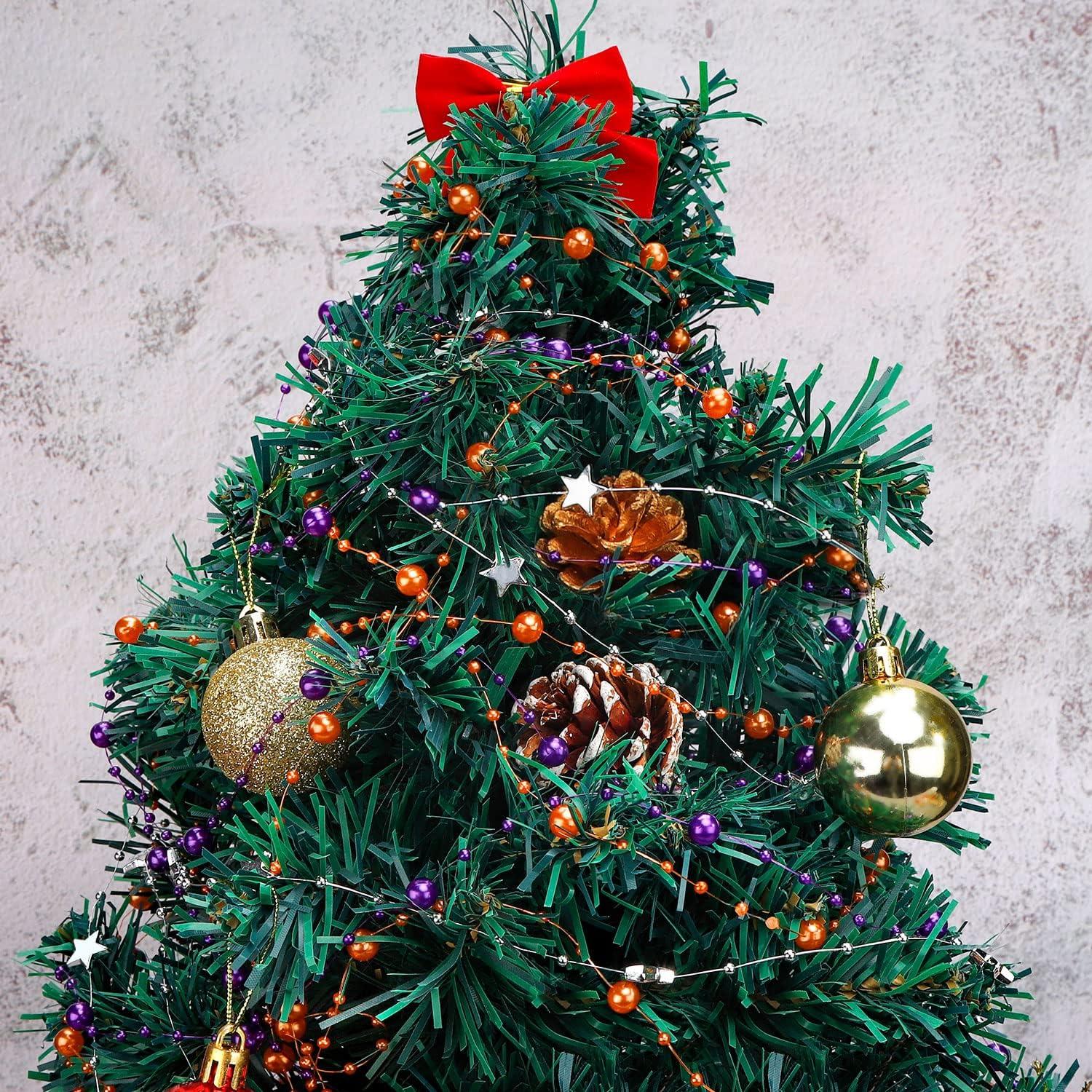 DIY Beaded Garland Holiday Tree 