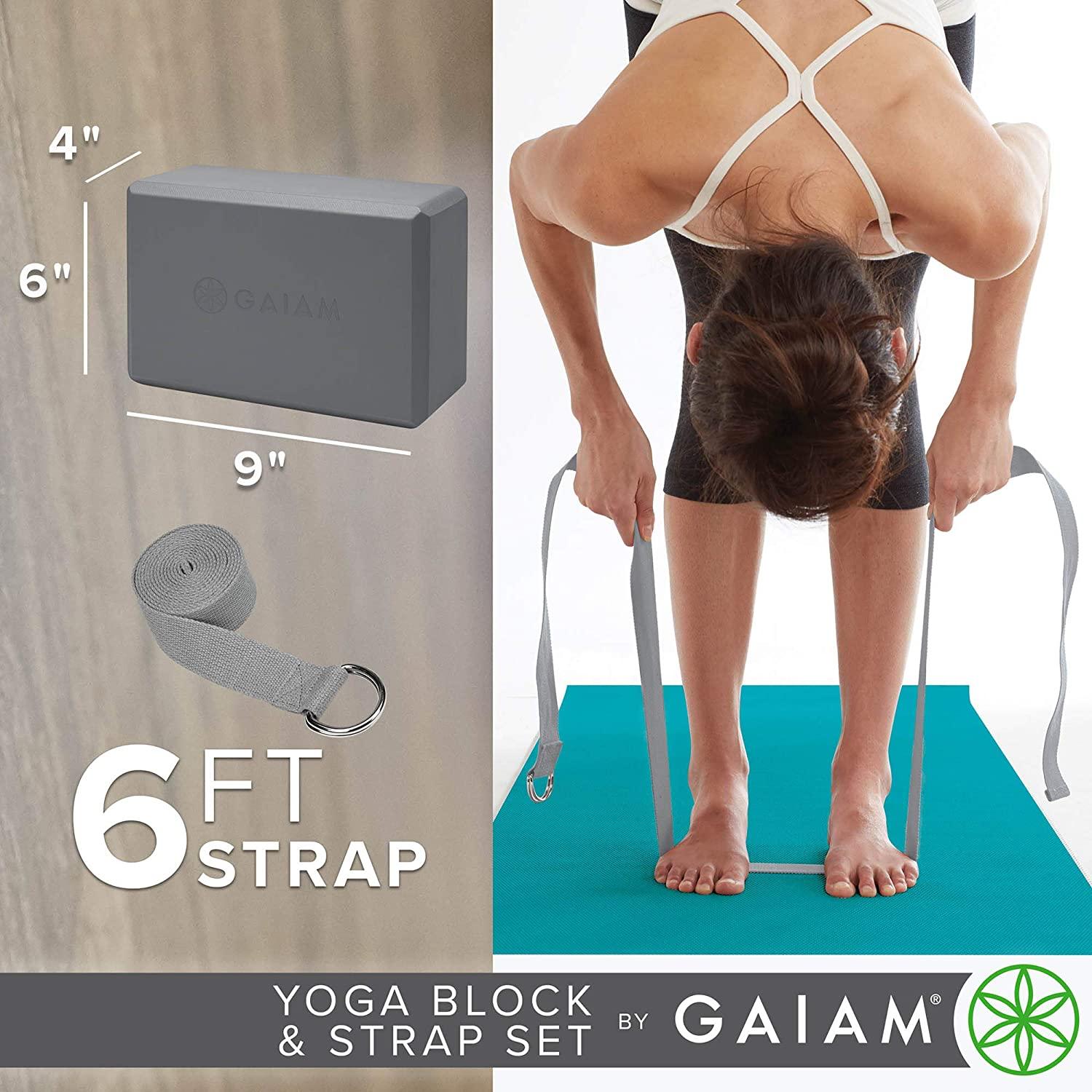 Gaiam Yoga Strap, 6-ft