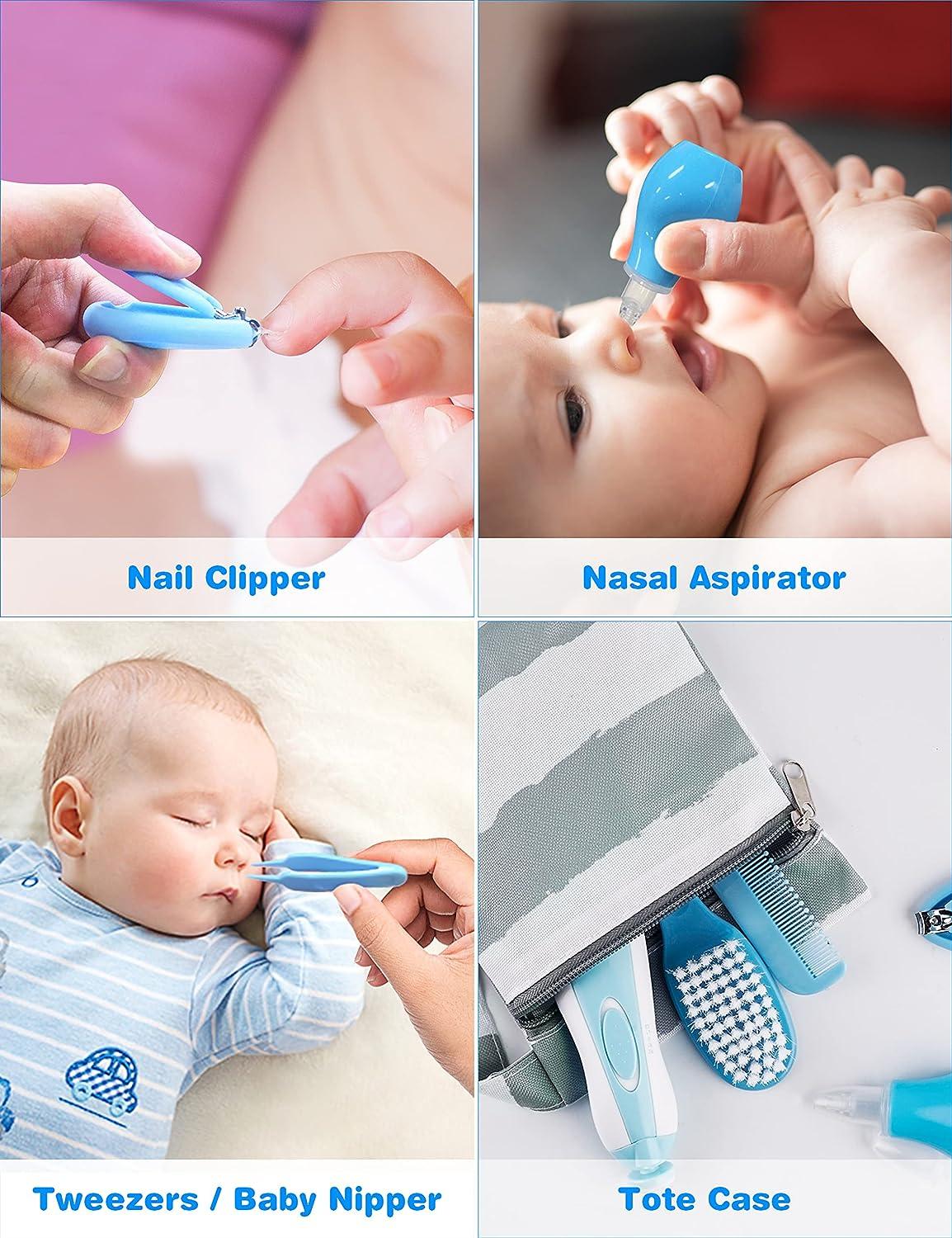 DClub New Baby Nail File Electric,Baby Nail Trimmer with 6 Grinding Heads  Safe for Newborn