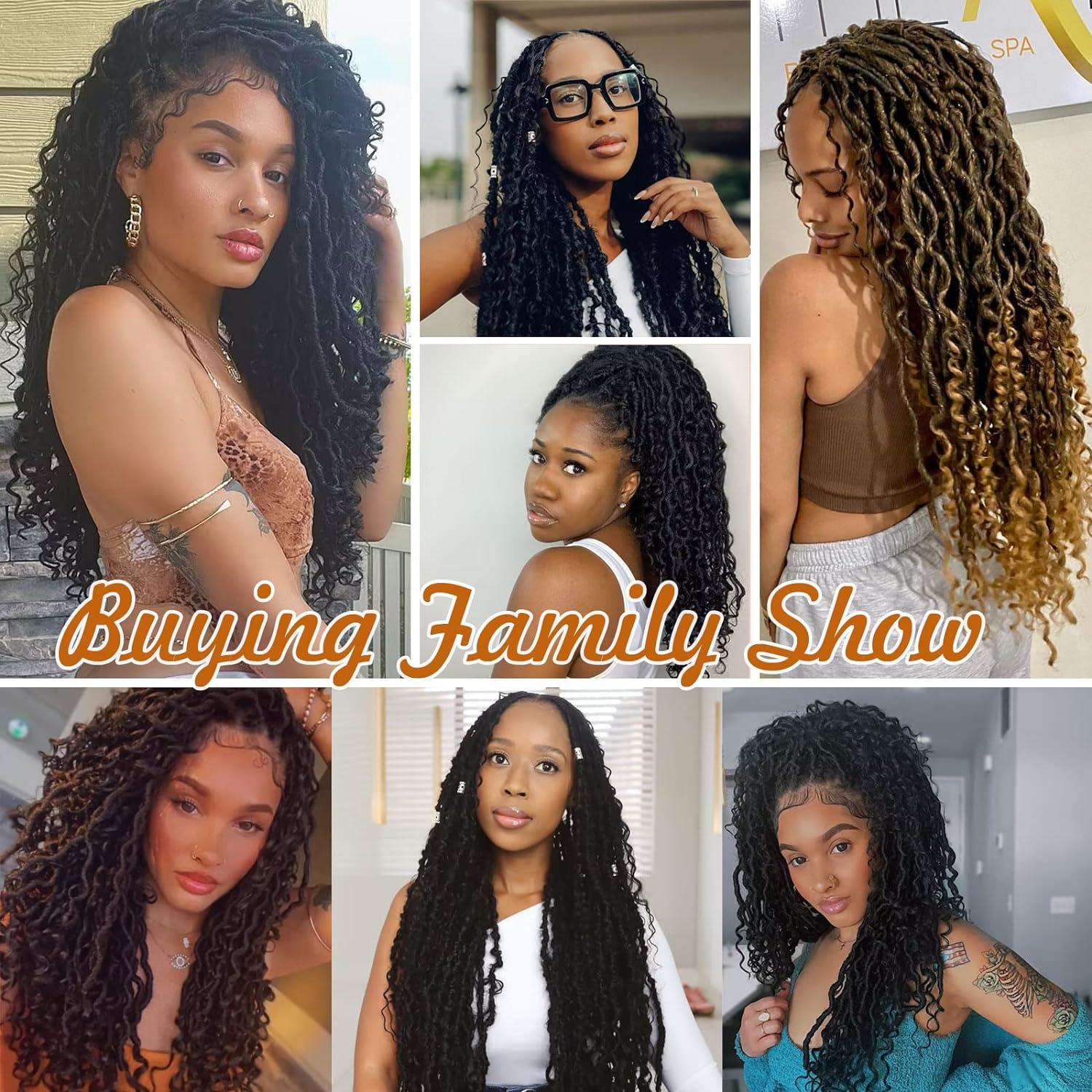 Curly Crochet Braids (Natural-looking)
