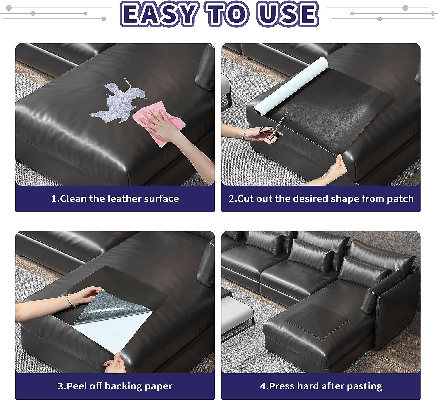  Leather Repair Patch for Couches Large Self-Adhesive