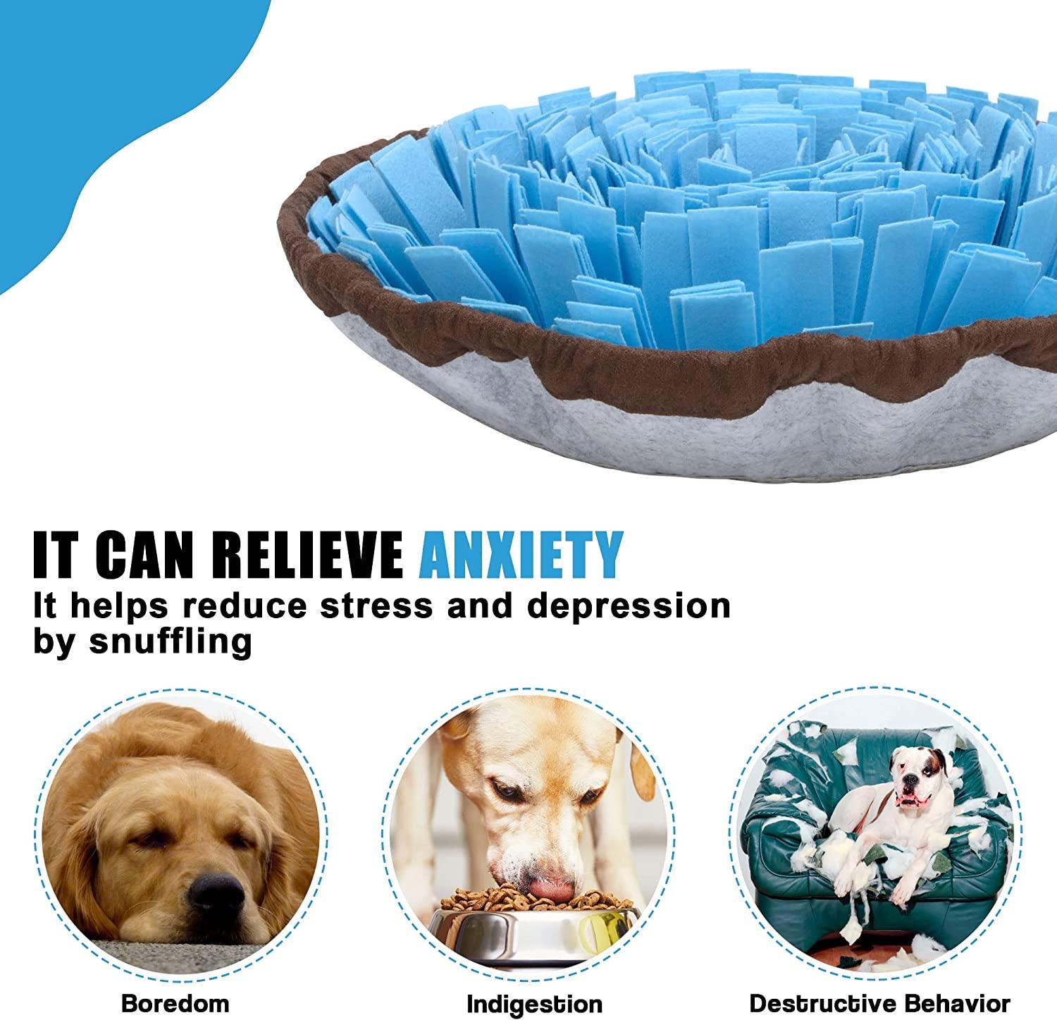 Friendly Barkz Snuffle Mat for Dogs, Cats - 25in Snuffle Mat- Dog  Enrichment Toy