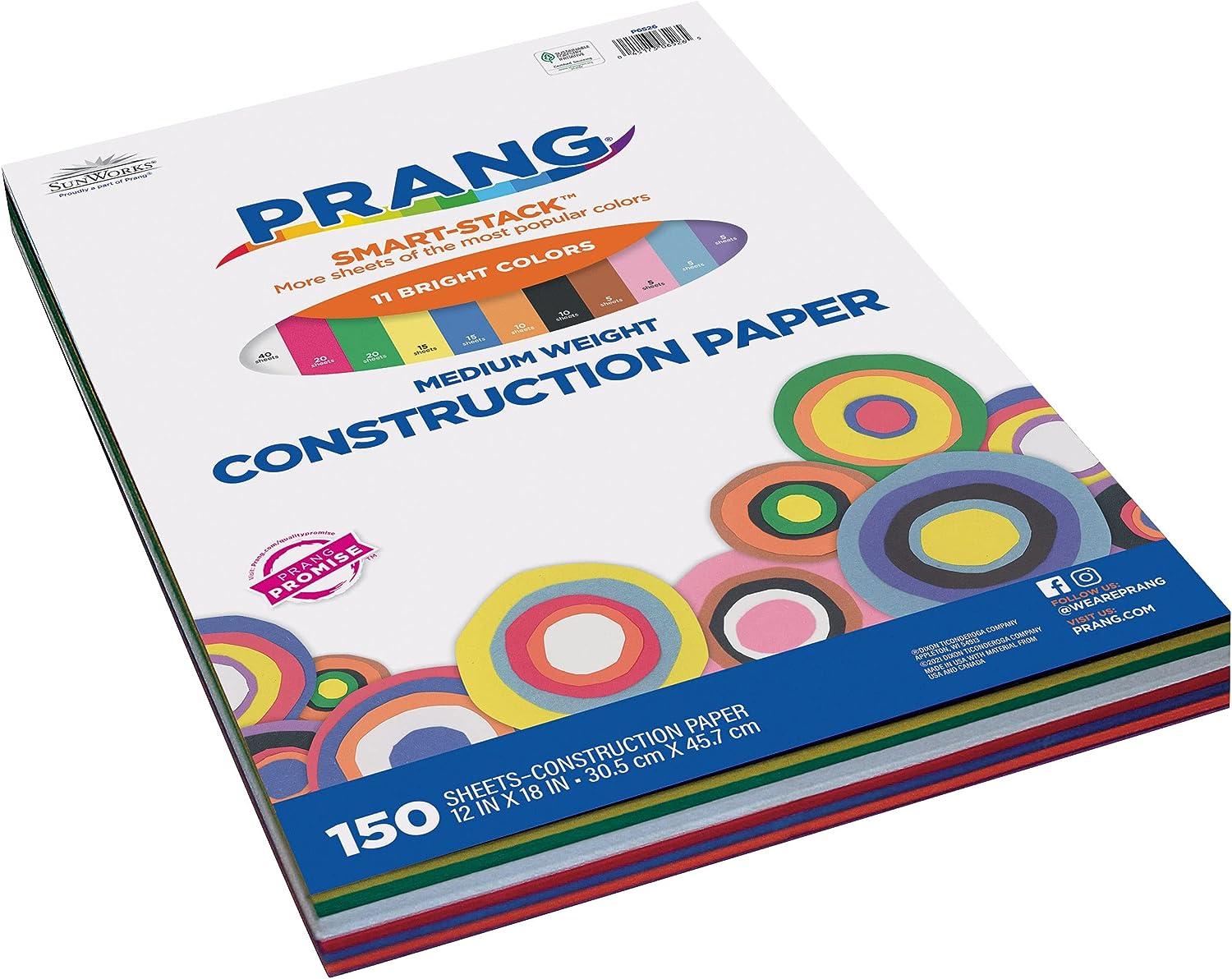  Prang (Formerly SunWorks) Construction Paper, Bright Blue, 9  x 12, 100 Sheets : Arts, Crafts & Sewing