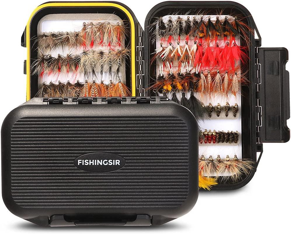Fly Fishing Flies Kit - 64/100/110/120pcs Handmade Fly Fishing Lures -  Dry/Wet Flies - Fishing, Facebook Marketplace